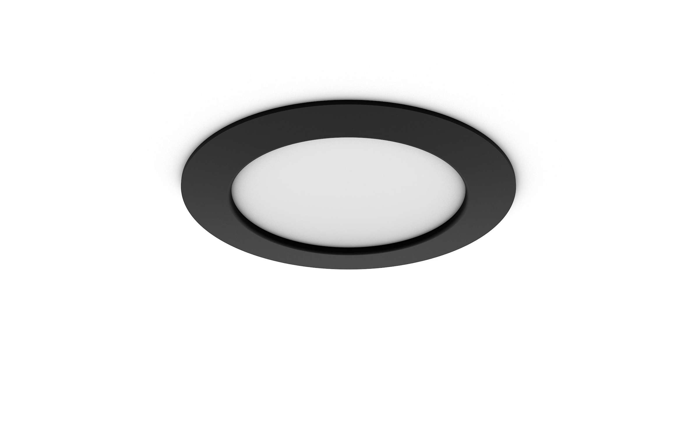 Philips Hue LED Deckenleuchte »White & Color Ambiance Slim Recessed 170 mm schwarz« Neutralweiß | RGB | Tageslichtweiß | Warmweiß