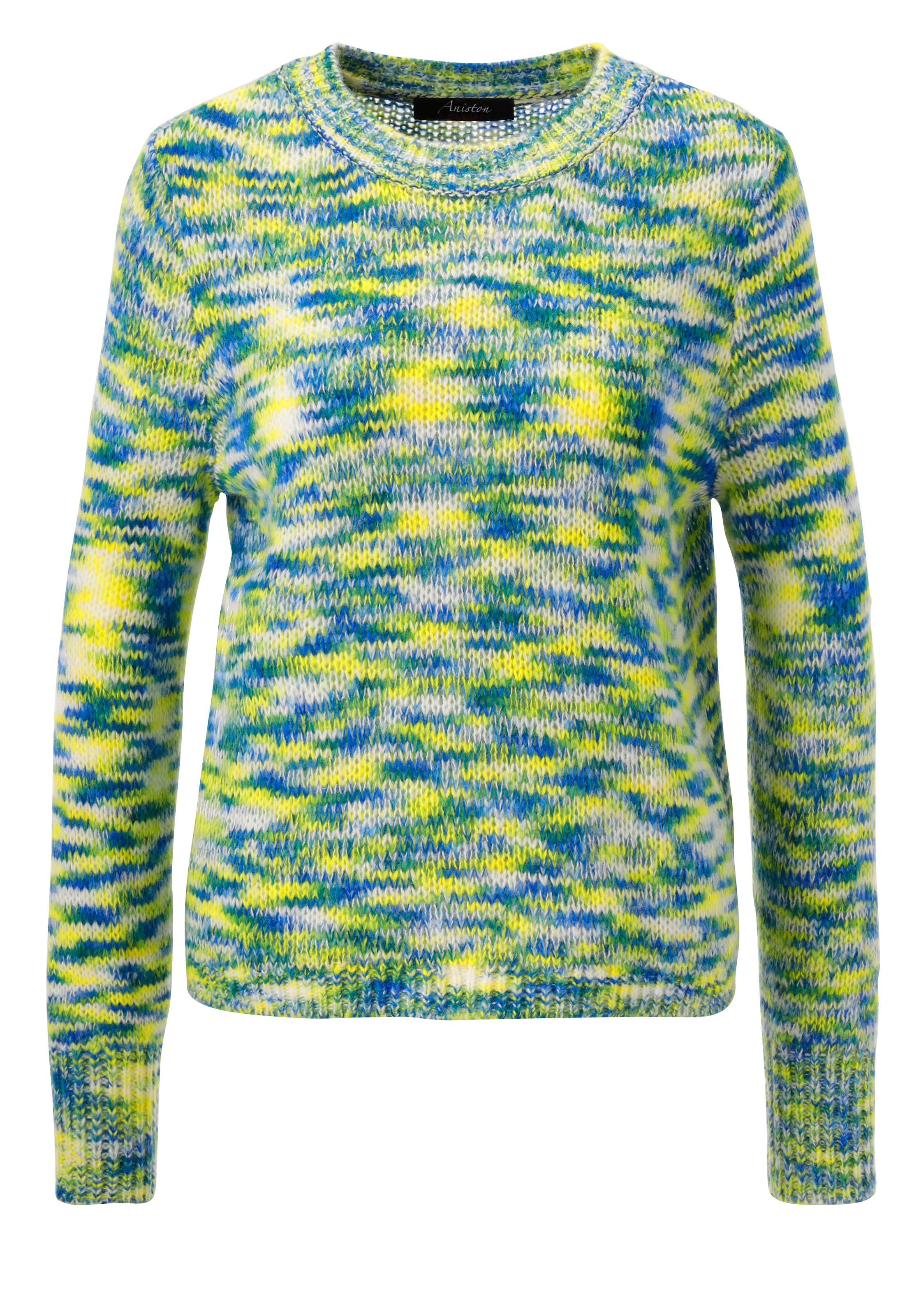 Aniston CASUAL Strickpullover, aus trendigem Multicolor-Garn -jedes Teil ein Unikat - NEUE KOLLEKTION