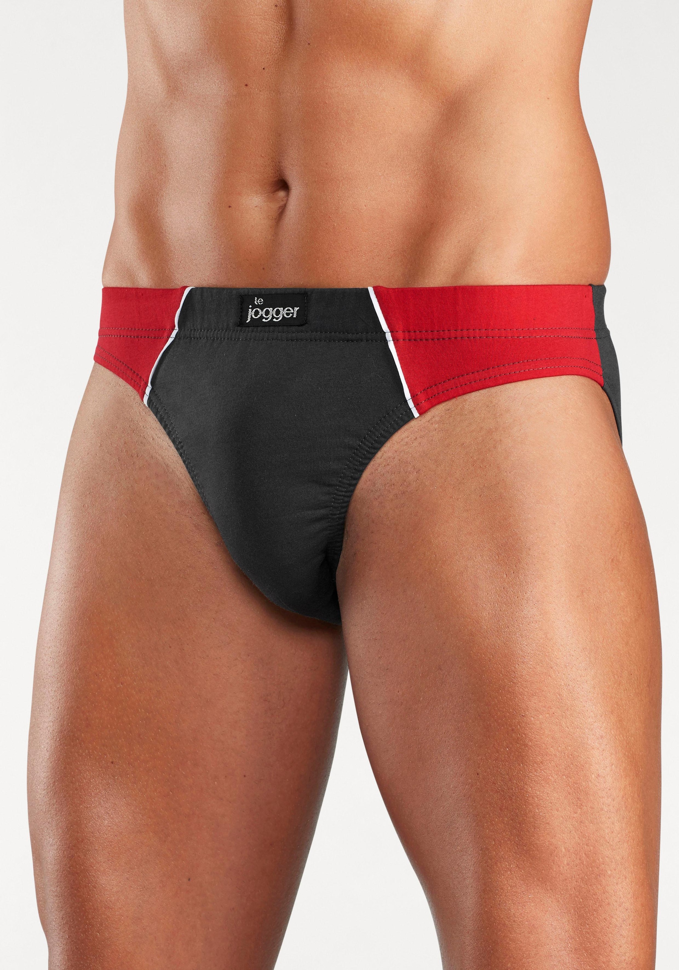 le jogger Slip, (Packung, 12 St.), mit Farbhighlights günstig online kaufen