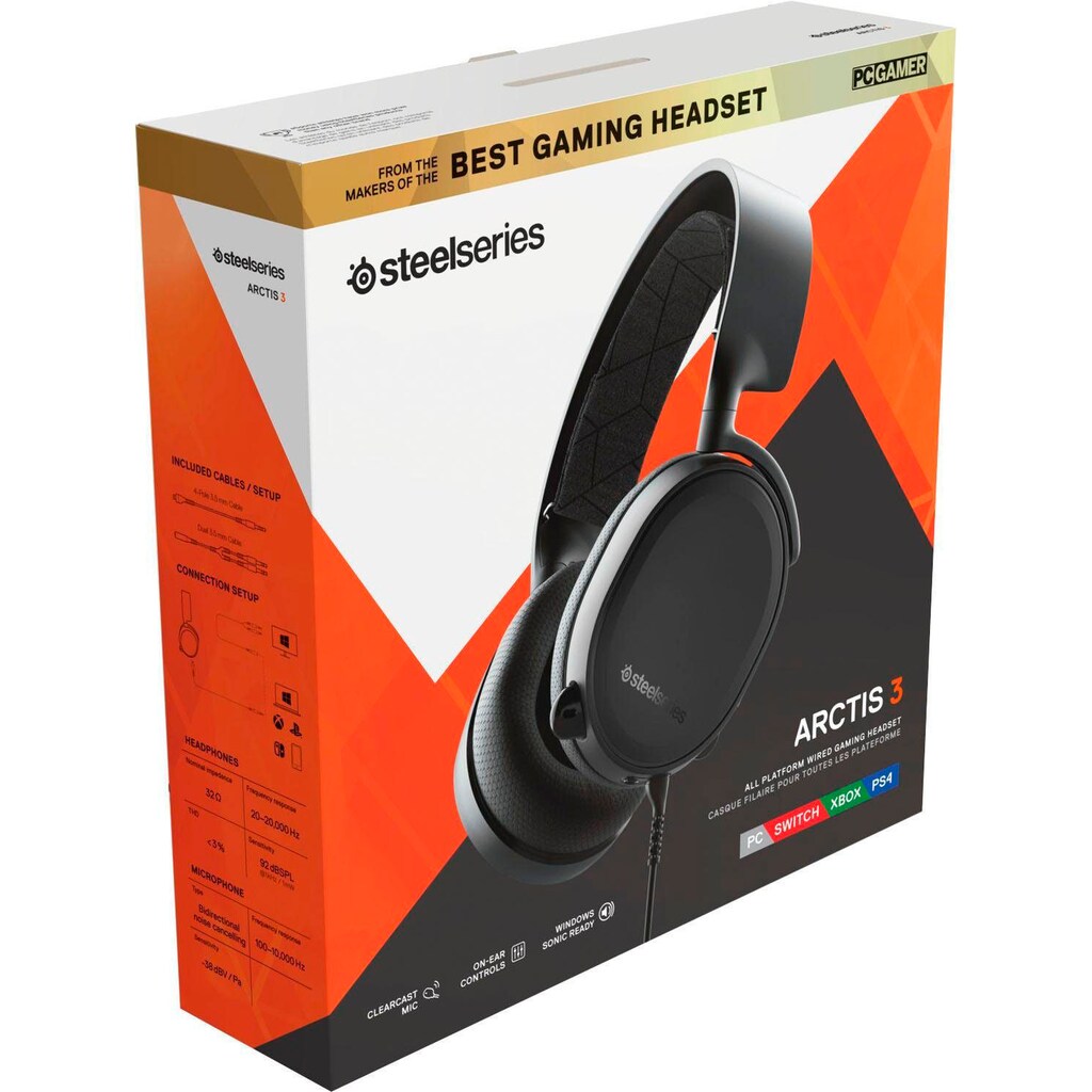 SteelSeries Eingabegeräte-Set »Pro Bundle (Apex 5, Arctis 3, Rival 310)«