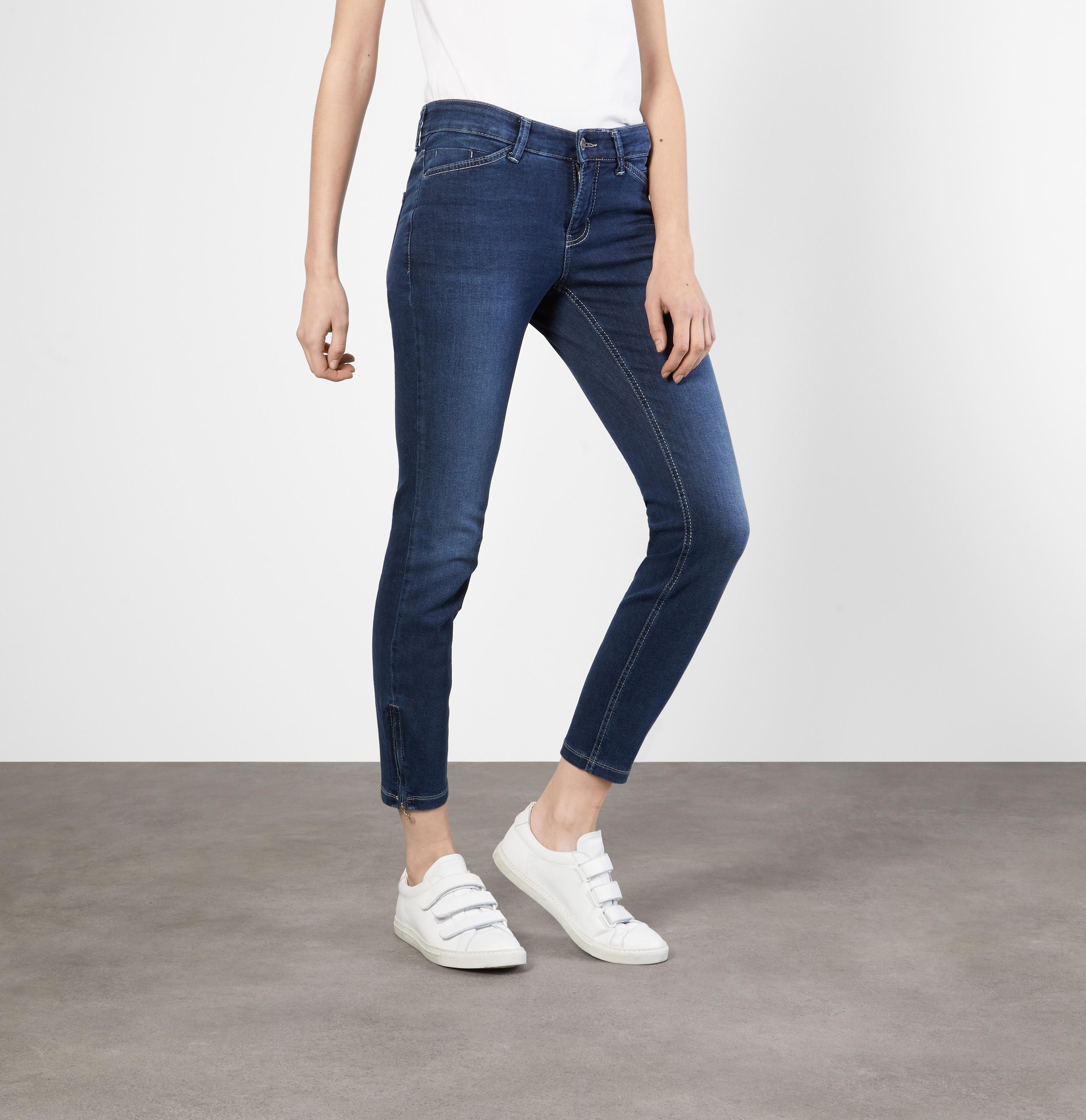 MAC 7/8-Jeans »Dream Chic«, verkürzte Form mit Reißverschluss