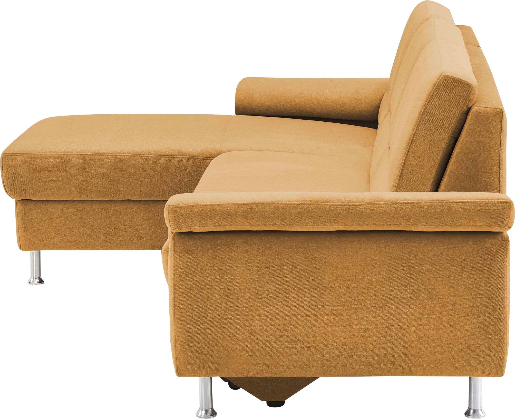 CALIZZA INTERIORS Ecksofa »Onyx L-Form«, Recamiere links oder rechts, wahlweise mit Bettfunktion, Breite 270 cm