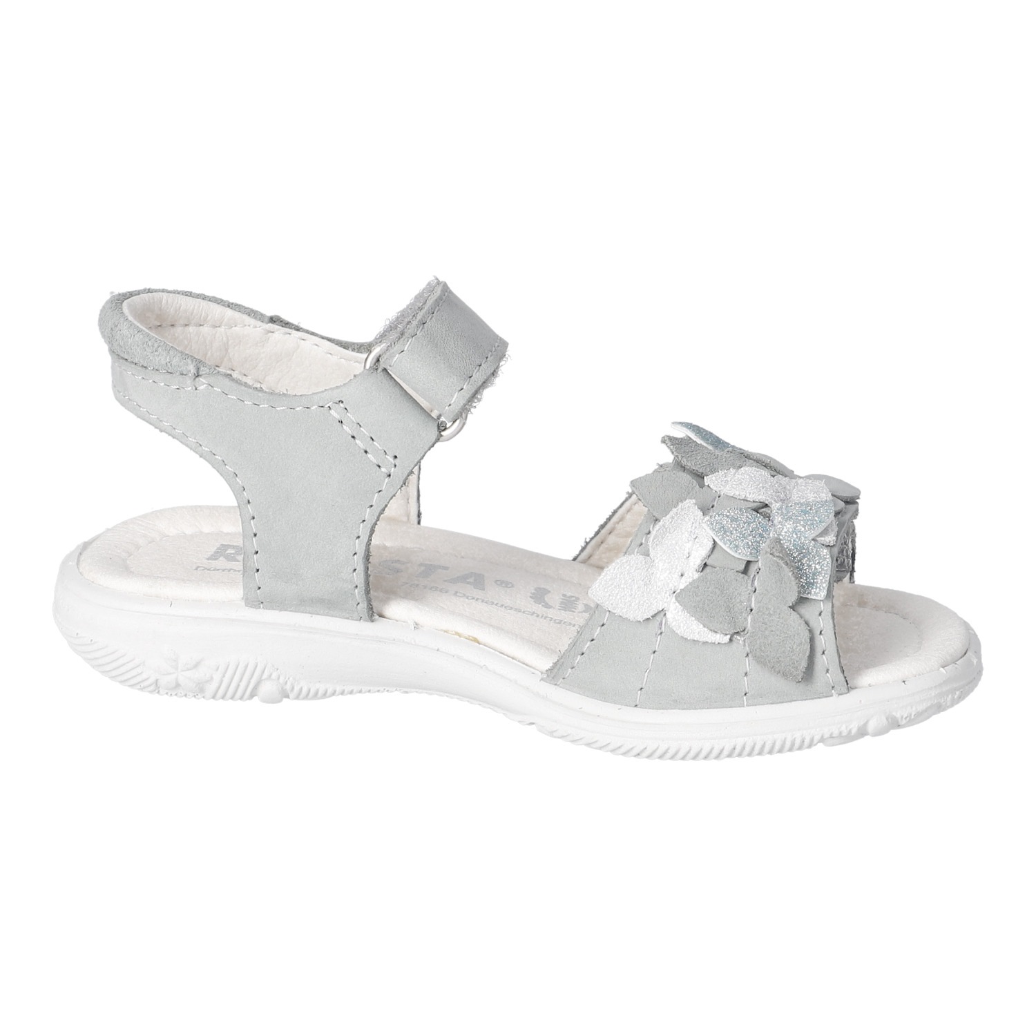 Ricosta Sandale »Mirella«  Klettschuh mit Verzierung, Größenschablone zum Download