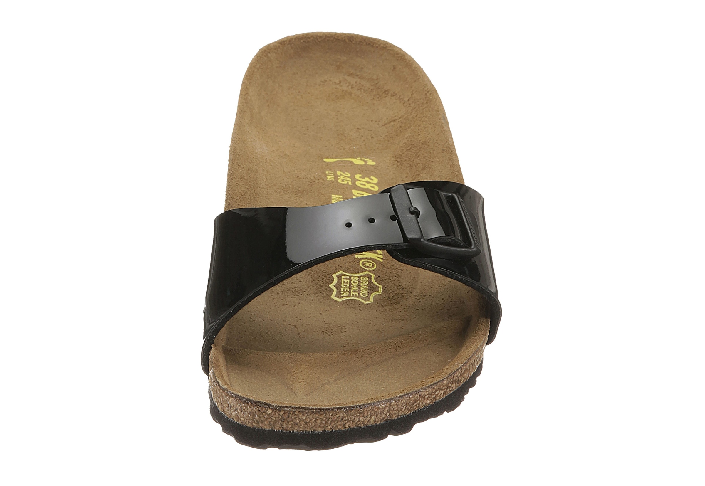 Birkenstock Pantolette »MADRID«, in schmaler Schuhweite, Lack-Optik!