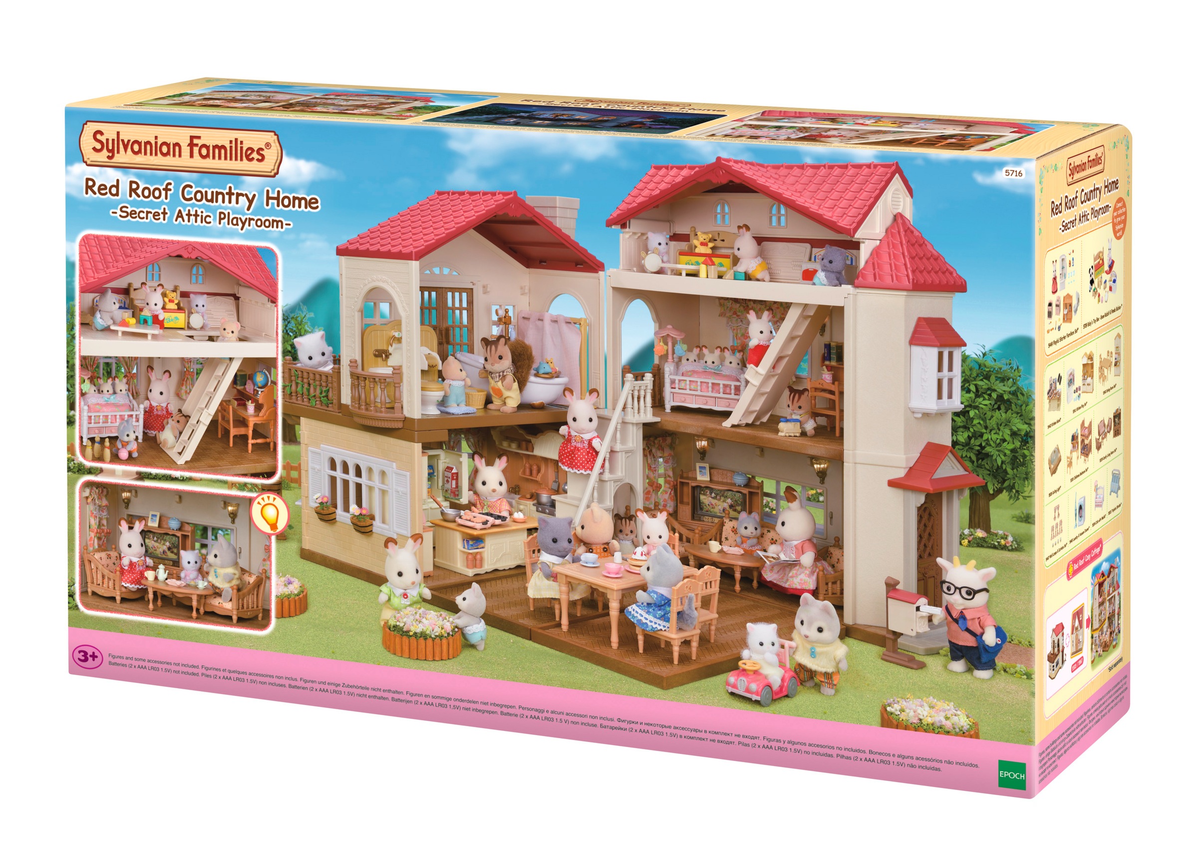 Sylvanian Families Spielwelt »Stadthaus mit Dachzimmer (5716)«