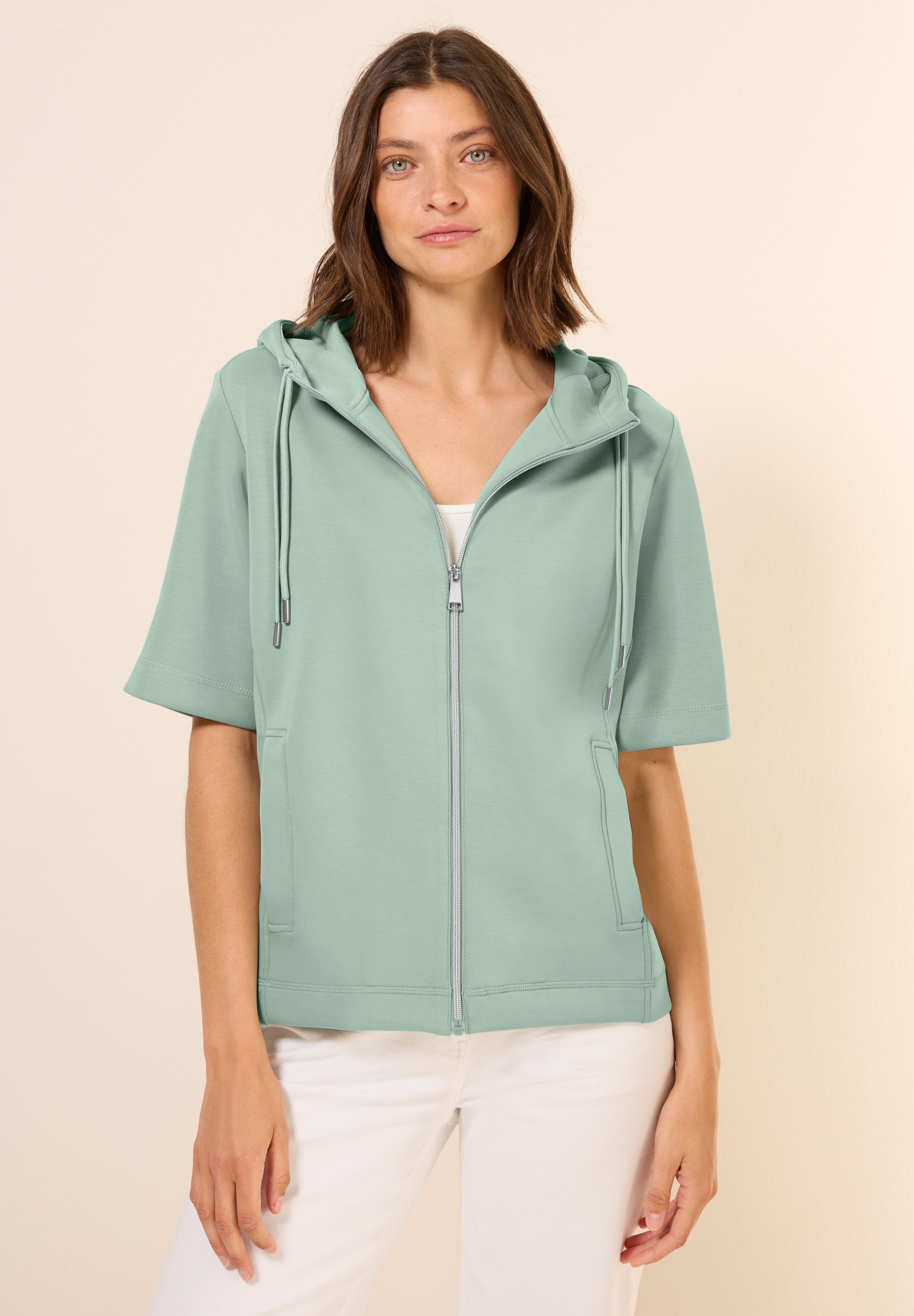Cecil Sweatjacke, mit Kapuze mit Tunnelzugband günstig online kaufen