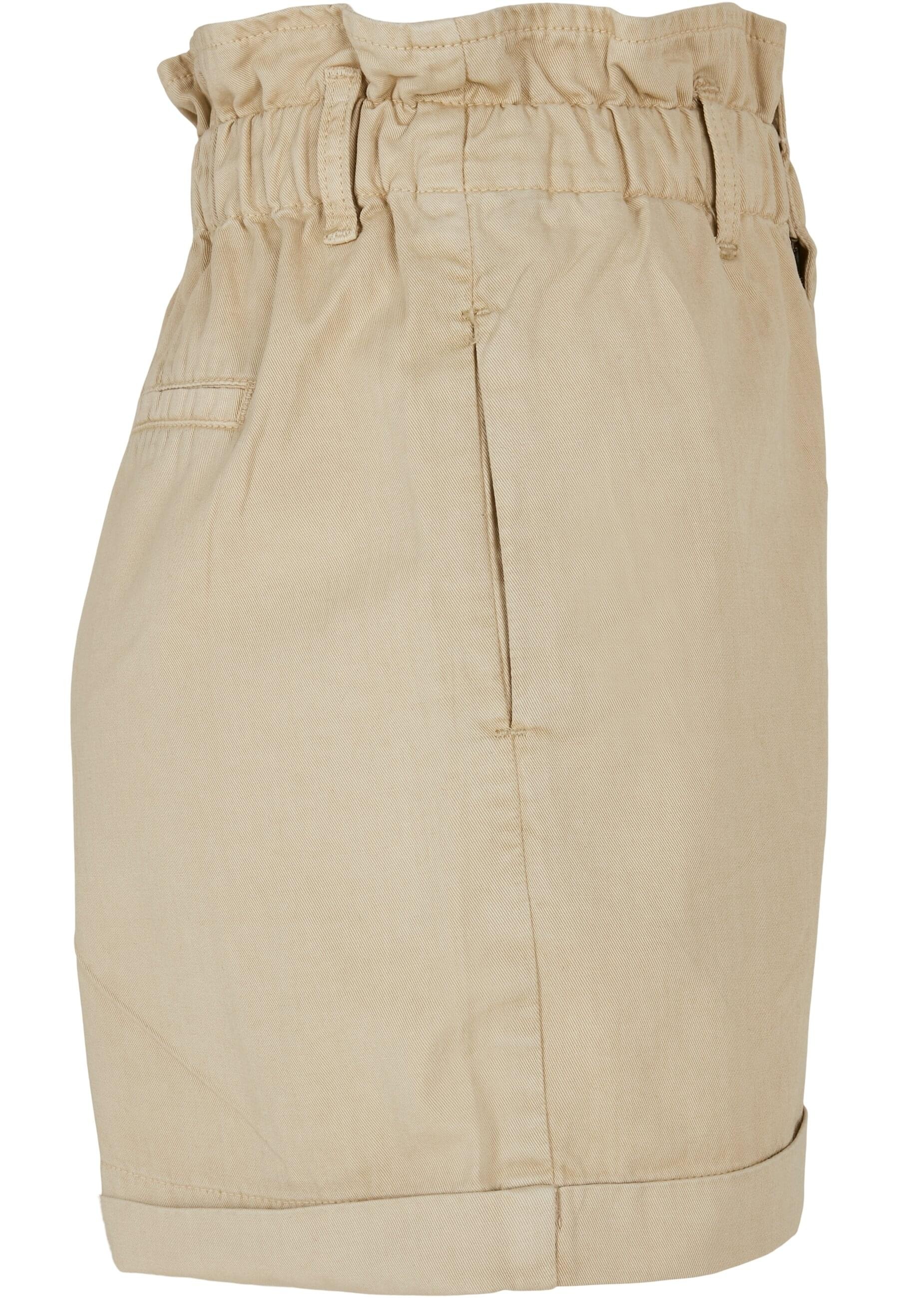 URBAN CLASSICS Stoffhose »Urban Classics Damen Ladies Paperbag Shorts«