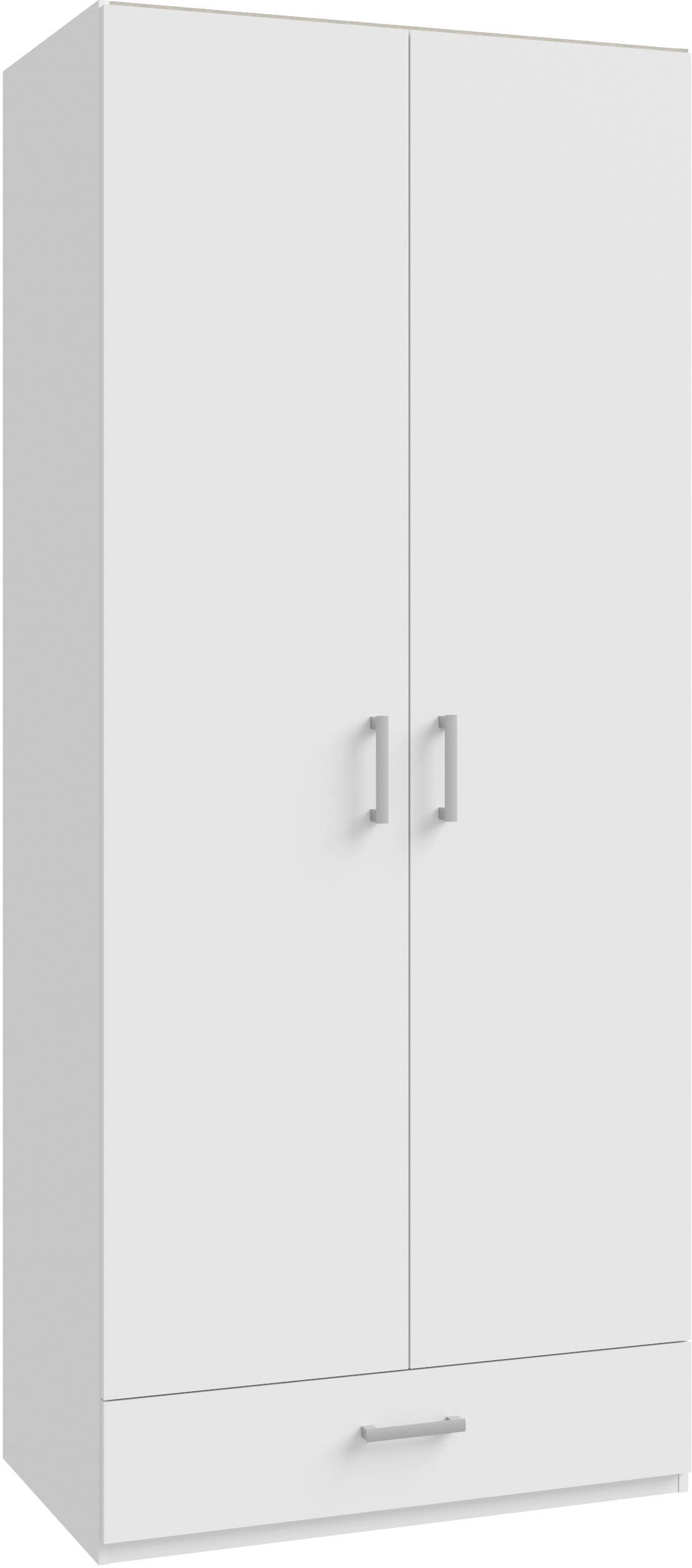 FORTE Drehtürenschrank, Drehtürenschrank, Stauraum, Schublade