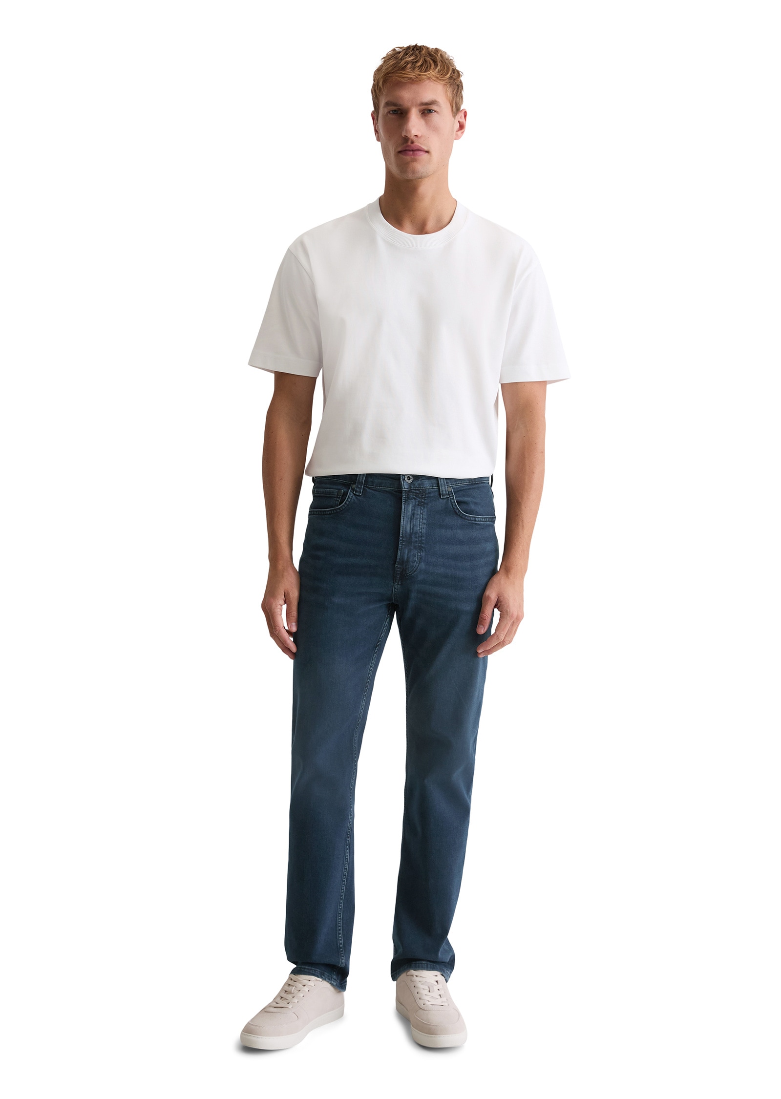 Marc O'Polo Straight-Jeans »aus Bio-Baumwoll-Mix«