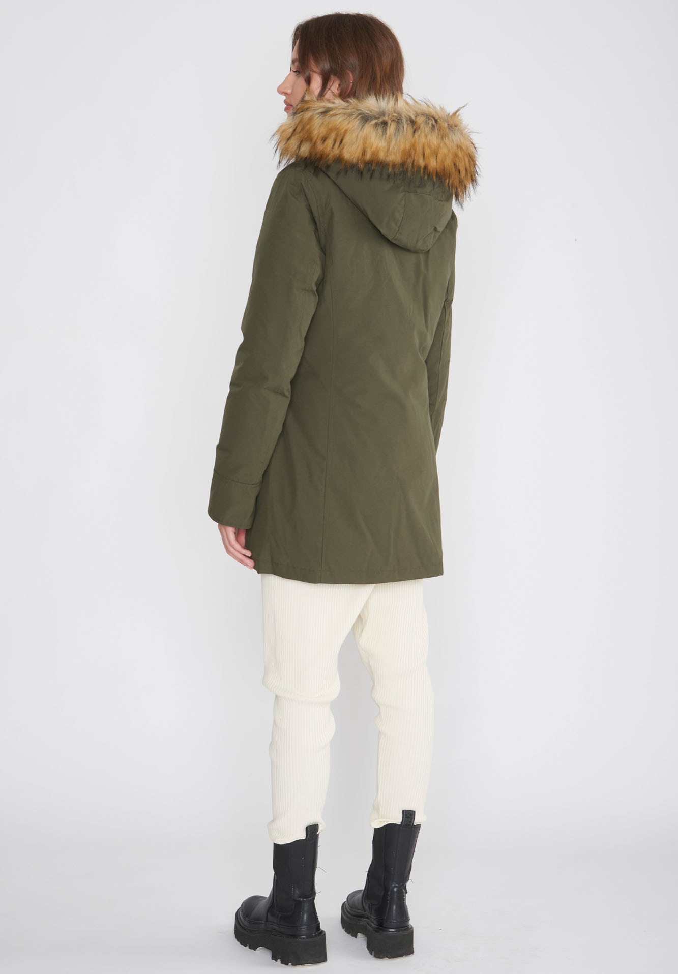 Canadian Classics Winterjacke »Fundy Bay Recycle«, mit Kapuze, mit hochwertigem Kunstfellbesatz