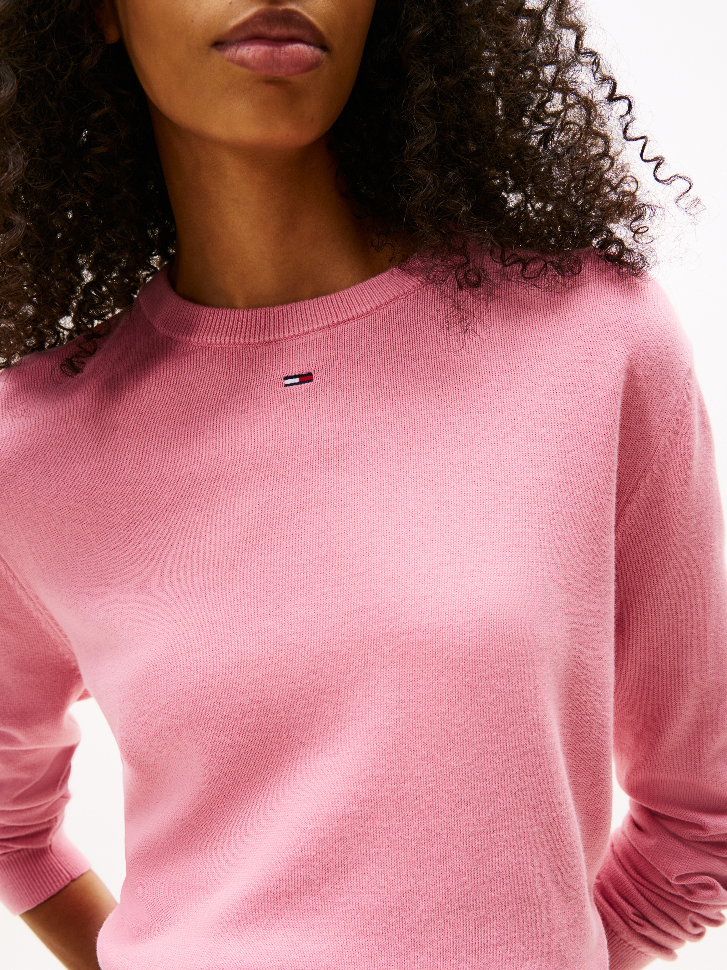 Tommy Jeans Strickpullover "TJW ESSENTIAL CREW SWEATER EXT" günstig online kaufen