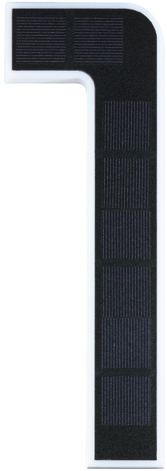 Paulmann LED Außen-Wandleuchte »Solar Hausnummer«, 1 flammig, Leuchtmittel LED-Modul | LED fest integriert, LED-Modul, Hausnummern, Buchstaben wählbar, Akku wechselbar