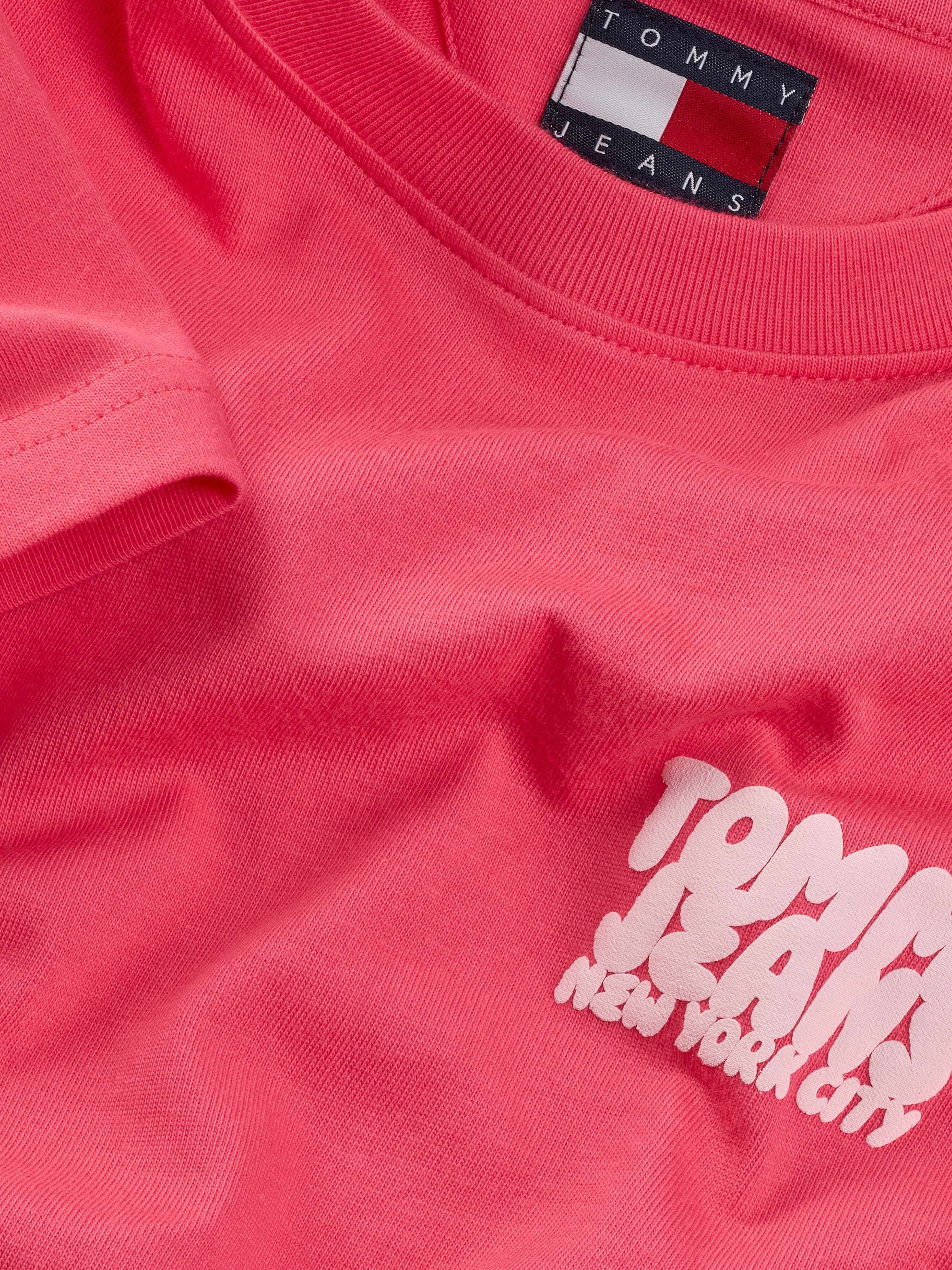 Tommy Jeans T-Shirt »TJW REG TJ BUBBLE TEE«, mit Logodruck