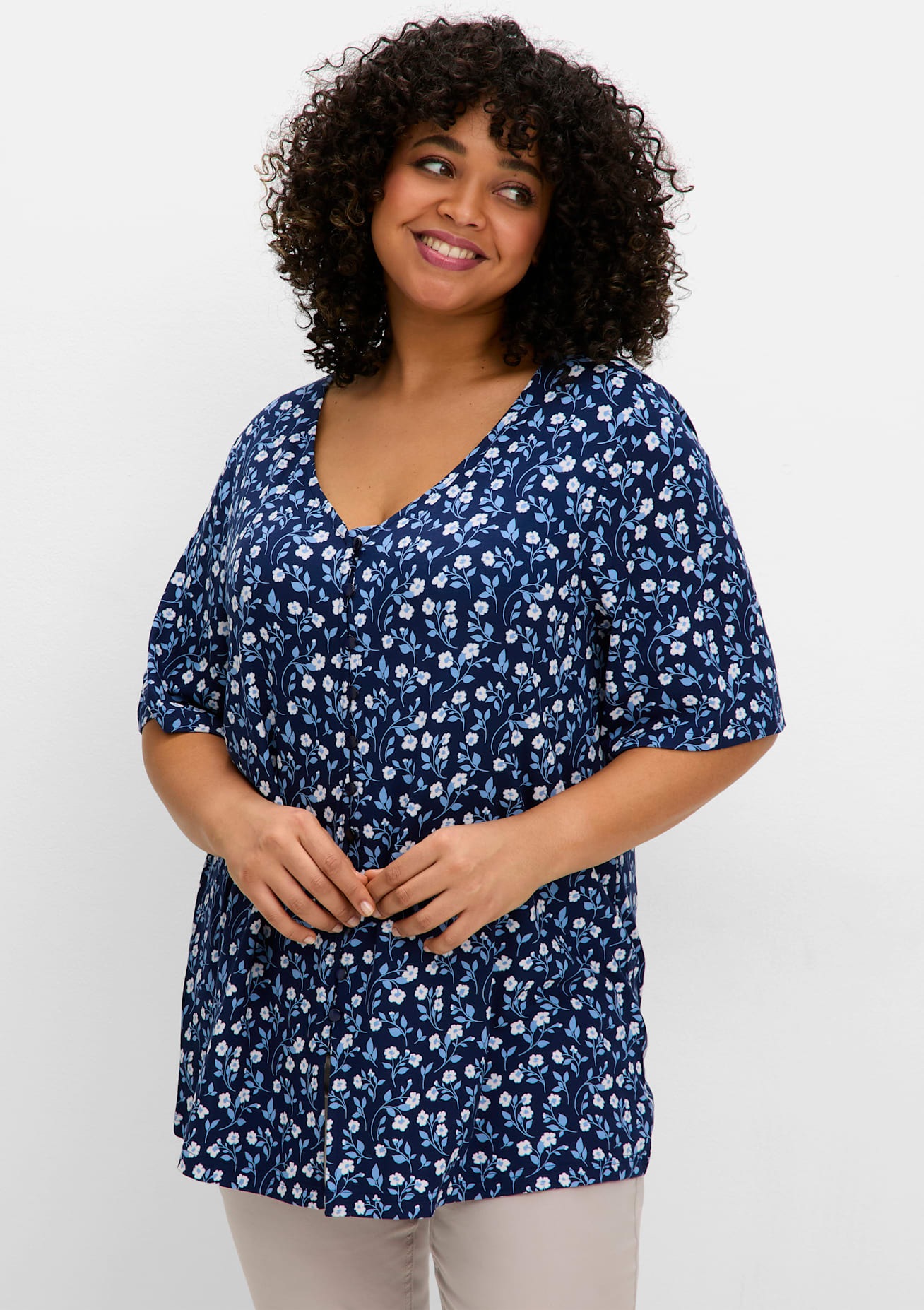 Sheego T-Shirt "T-Shirt" 1 Stk. günstig online kaufen