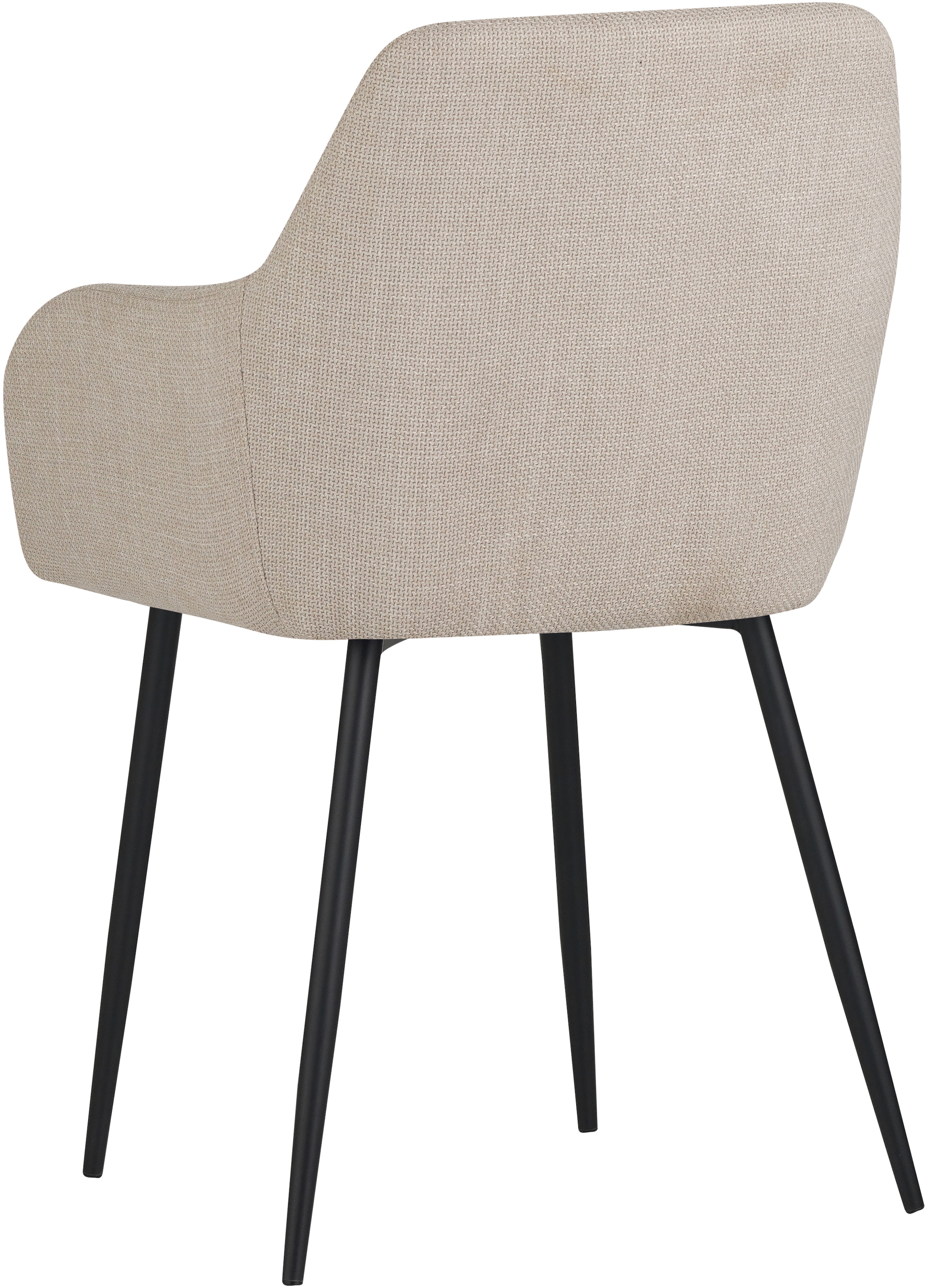 HELA Essgruppe »MOSEL«, (3 tlg.), Tisch 90x75 cm, Platte rund, gesinterter Stein, Armlehnenstuhl