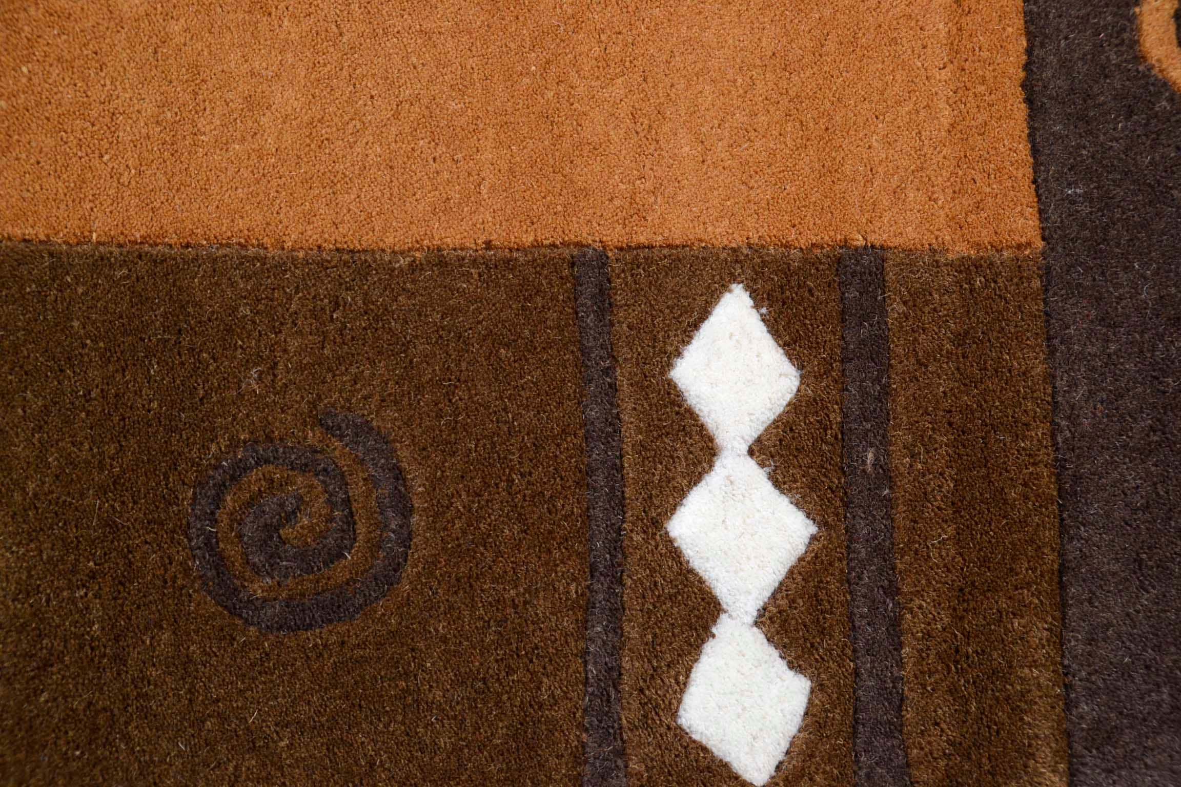 THEKO Wollteppich »Ambadi«, rechteckig, 14 mm Höhe, reine Schurwolle, handgetuftet, mit Bordüre, modern