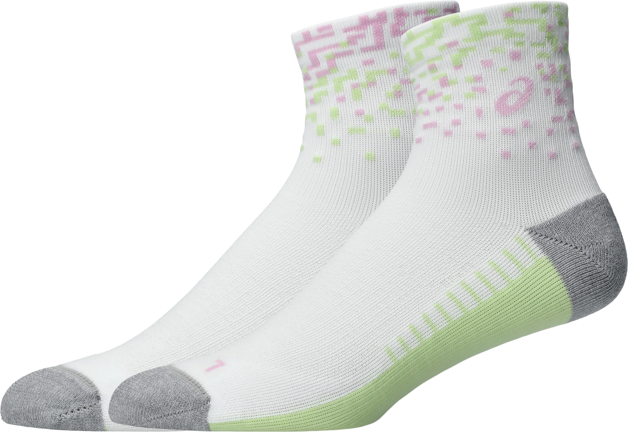 Asics Laufsocken "PERFORMANCE RUN SOCK QUARTER" Atmungsaktiv, Gedämpfte Sohle, Anatomische Passform