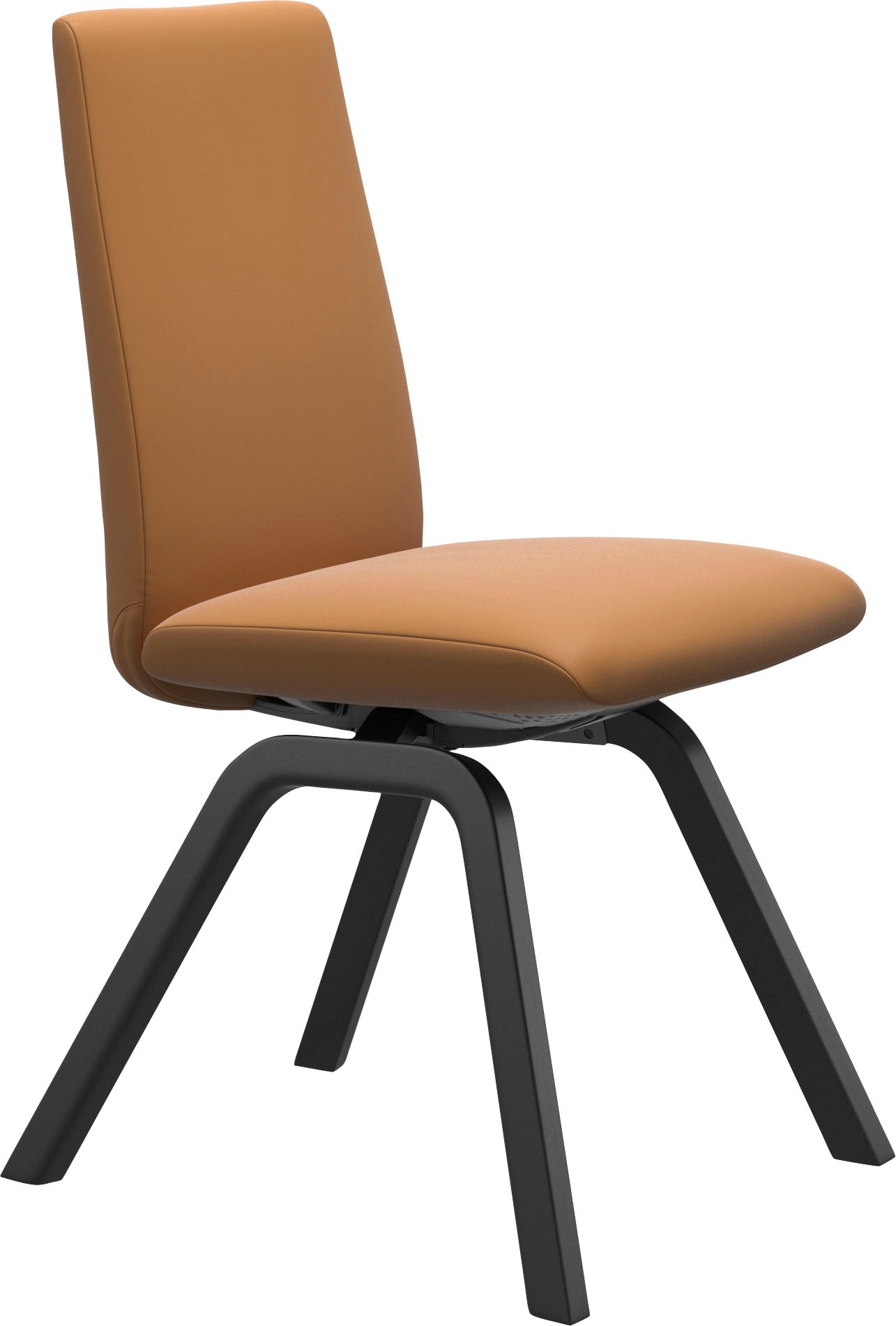 Stressless® Polsterstuhl »Laurel«, Leder BATICK, Low Back, Größe M, mit schräggestellten Beinen in Schwarz