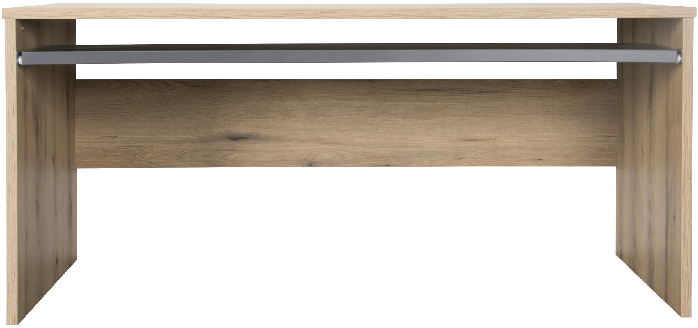 VOGL Möbelfabrik Schreibtisch »Barrie mit 2-farbigem Tastaturauszug«, in 2 Breiten, 2,5 cm Tischplattenstärke, Made in Germany