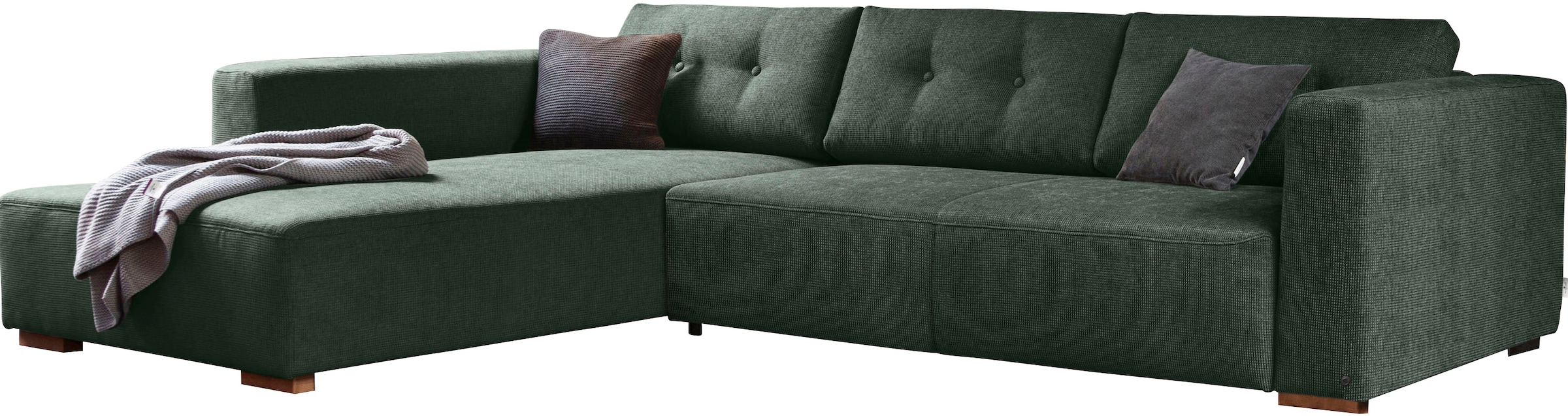 TOM TAILOR HOME Ecksofa "HEAVEN CHIC M", aus der COLORS COLLECTION, wahlweise mit Bettfunktion & Bettkasten