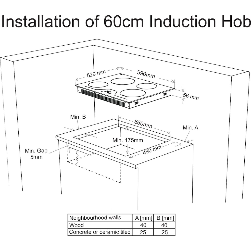 Sharp Induktions-Kochfeld von SCHOTT CERAN®, KH-6I19FT00-EU