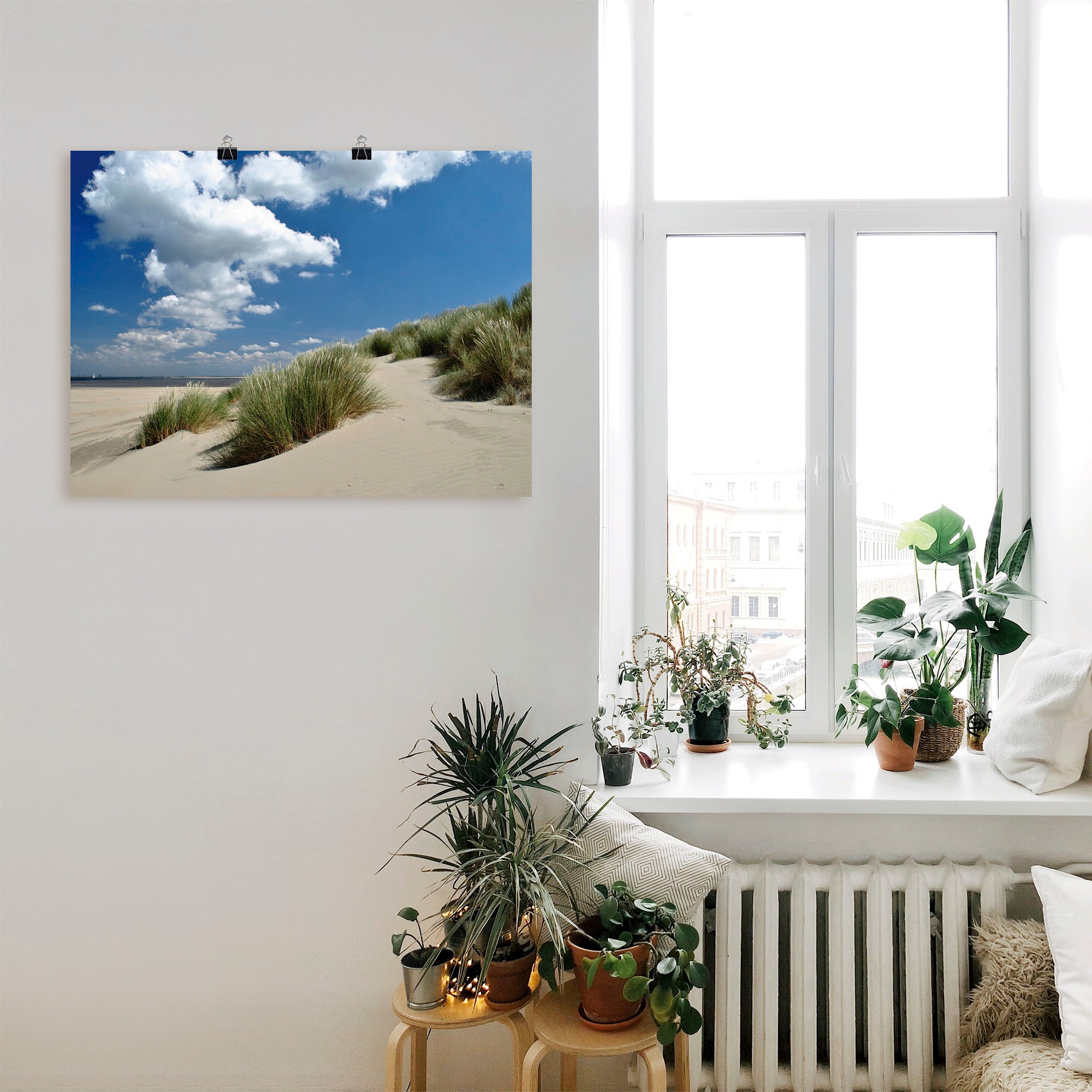 Artland Wandbild "Strandimpressionen", Strand, (1 St.), als Leinwandbild, P günstig online kaufen