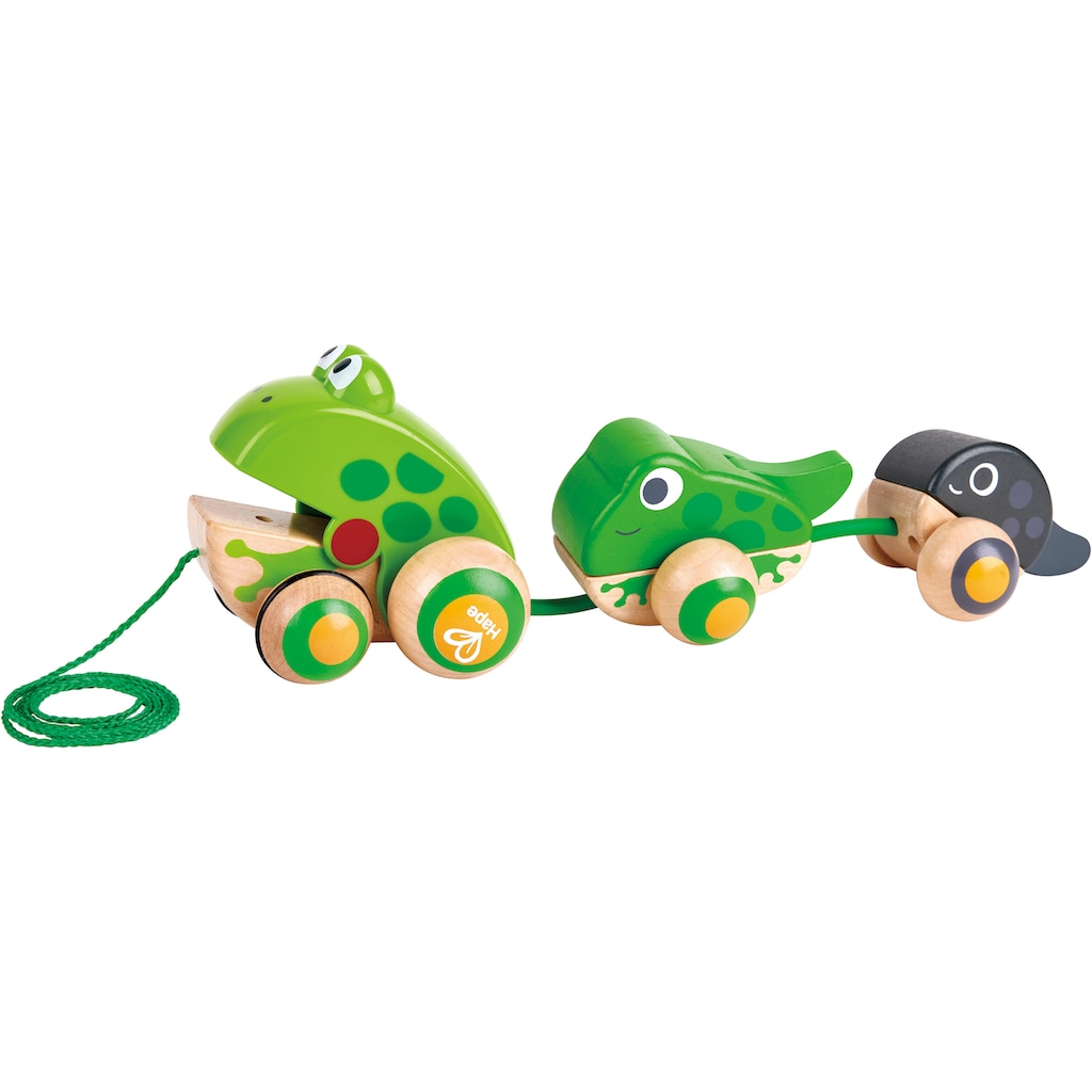 Hape Nachziehtier »Frosch-Familie«