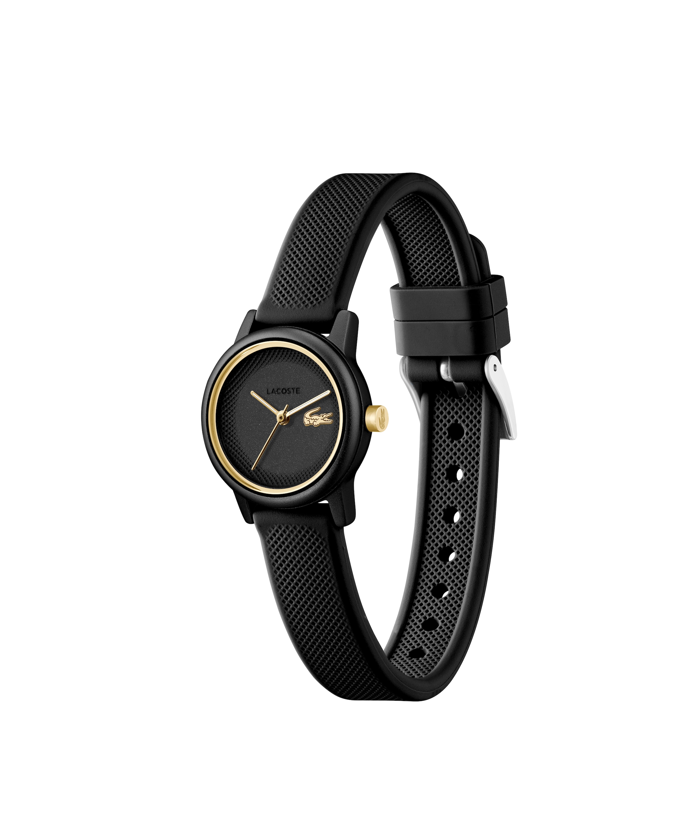 Lacoste Quarzuhr »LACOSTE.12.12 SWIFT« Armbanduhr, Damenuhr, Silikonarmband, analog