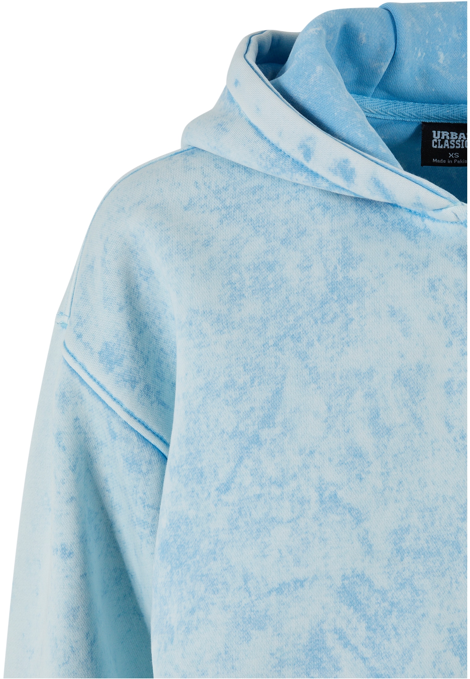 Zip (1 Hoody«, tlg.) BAUR Washed URBAN | Oversized Towel Sweatjacke online CLASSICS kaufen Short »Damen Ladies