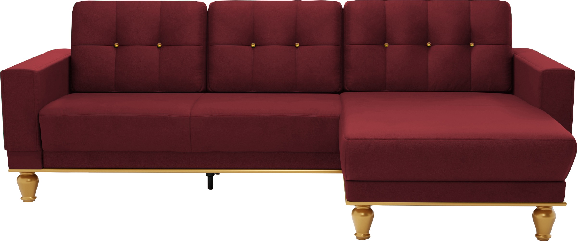 sit&more Ecksofa "Orient 5 L-Form", mit Strass-Stein, wahlweise mit Bettfun günstig online kaufen