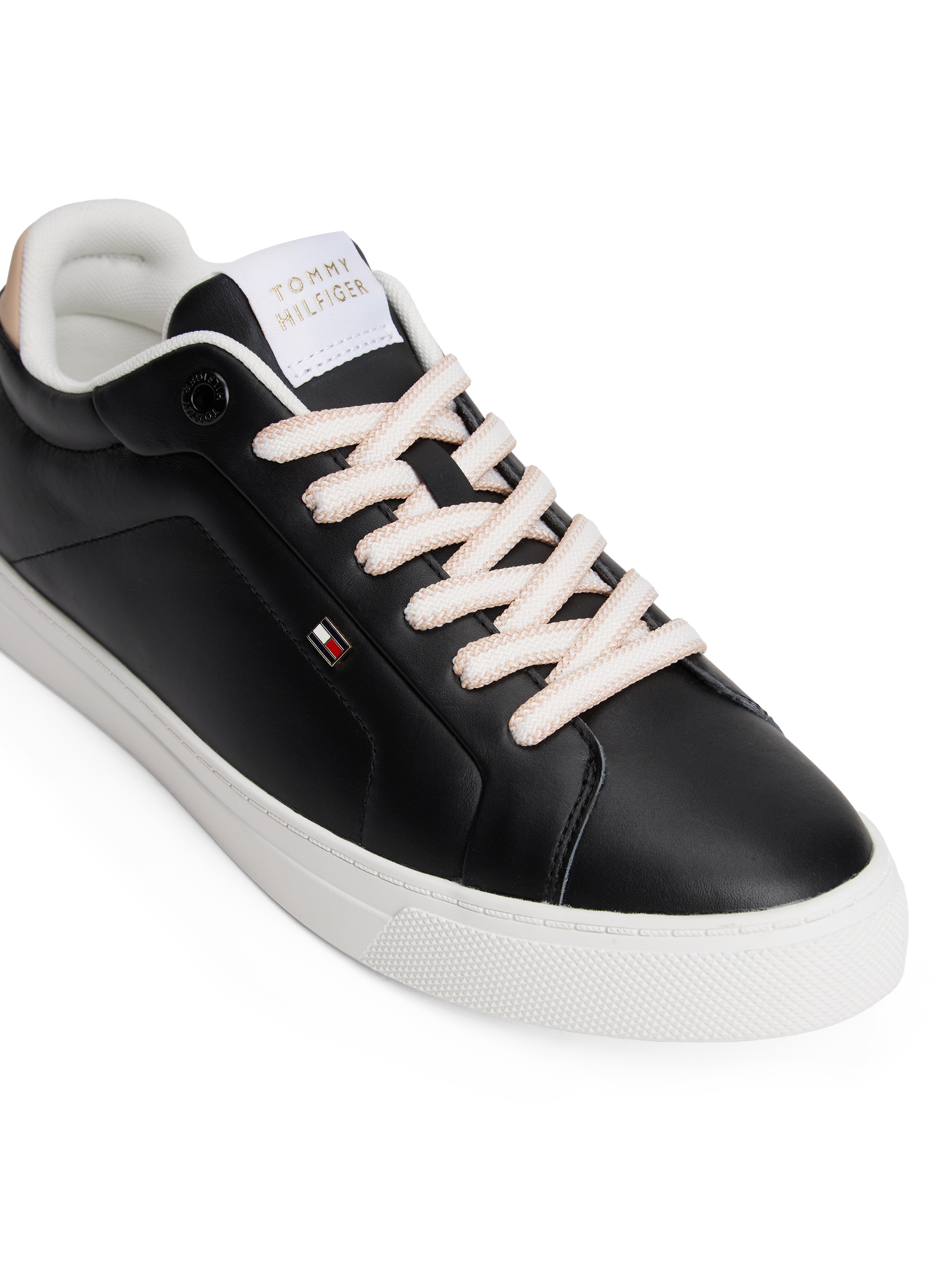 Thumbnail - Tommy Hilfiger Plateausneaker "ICON COURT SNEAKER" Freizeitschuh, Halbschuh, Schnürschuh mit Flaggen-Logo