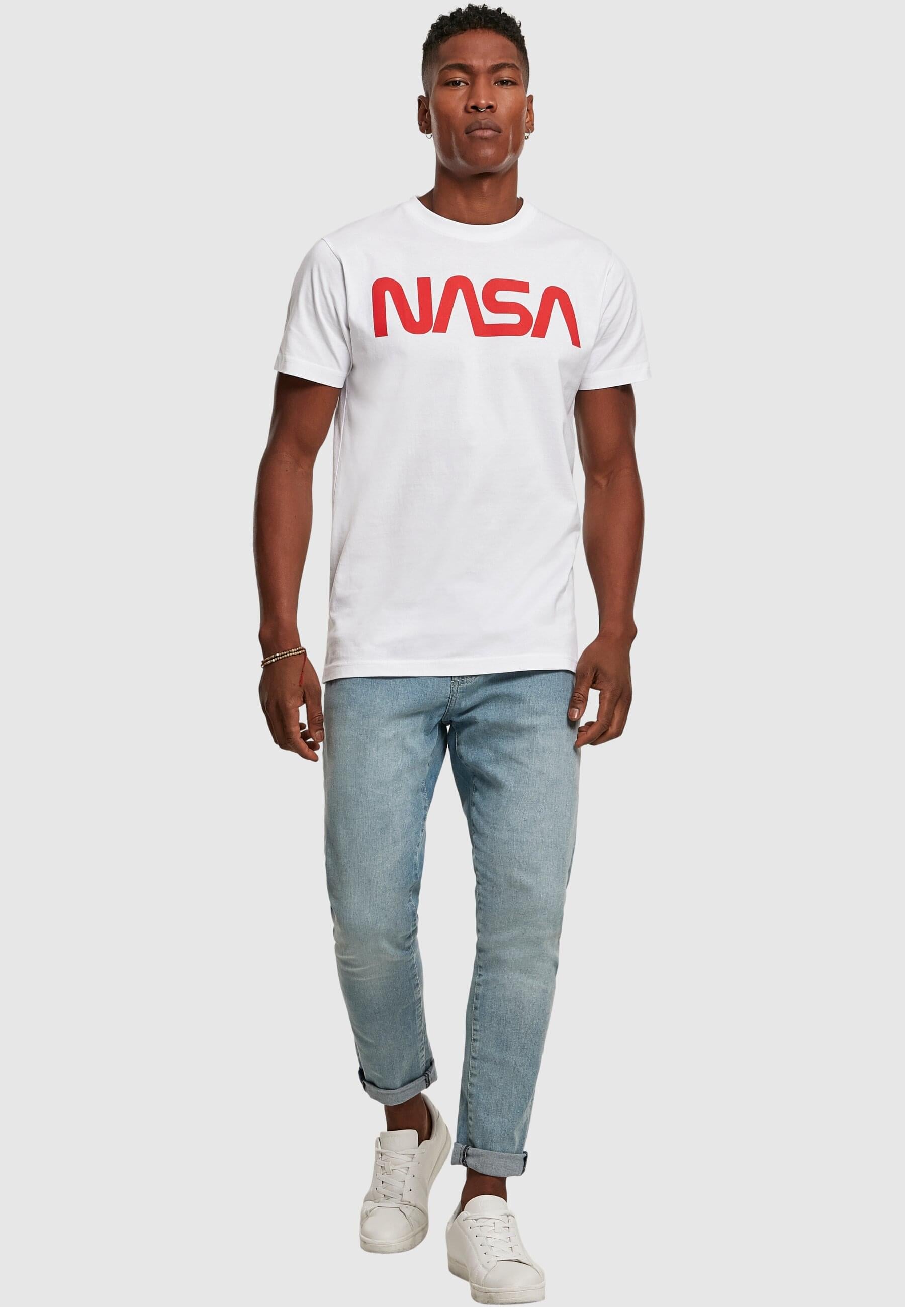 MisterTee T-Shirt »MisterTee Herren NASA Worm Tee«, (1 tlg.)