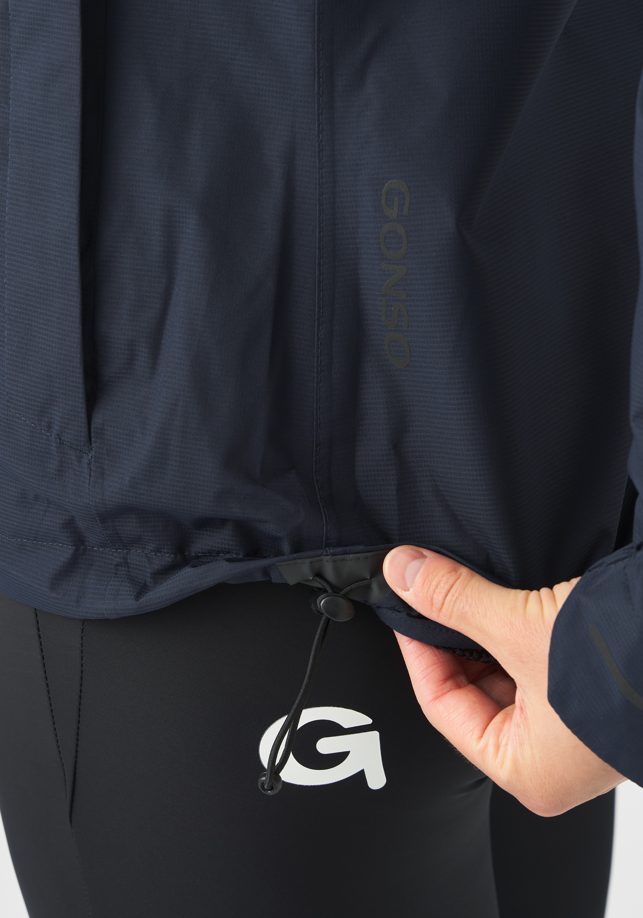 Gonso Fahrradjacke »SAVE JACKET ESSENTIAL W« Damen Regenjacke wind- und wasserdicht, Radjacke mit Kapuze