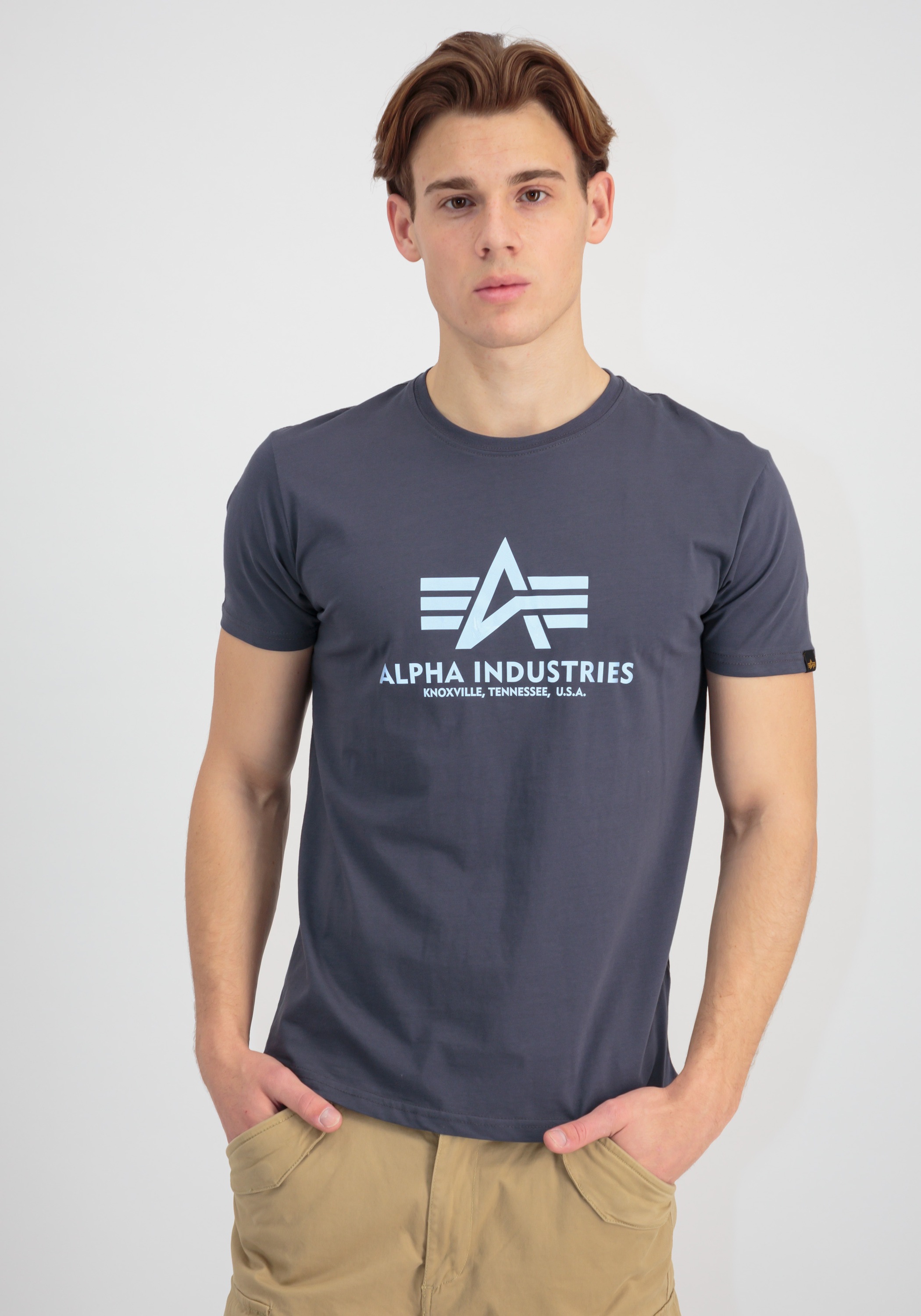 Thumbnail - Alpha Industries T-Shirt "Basic T-Shirt Refl. Print"