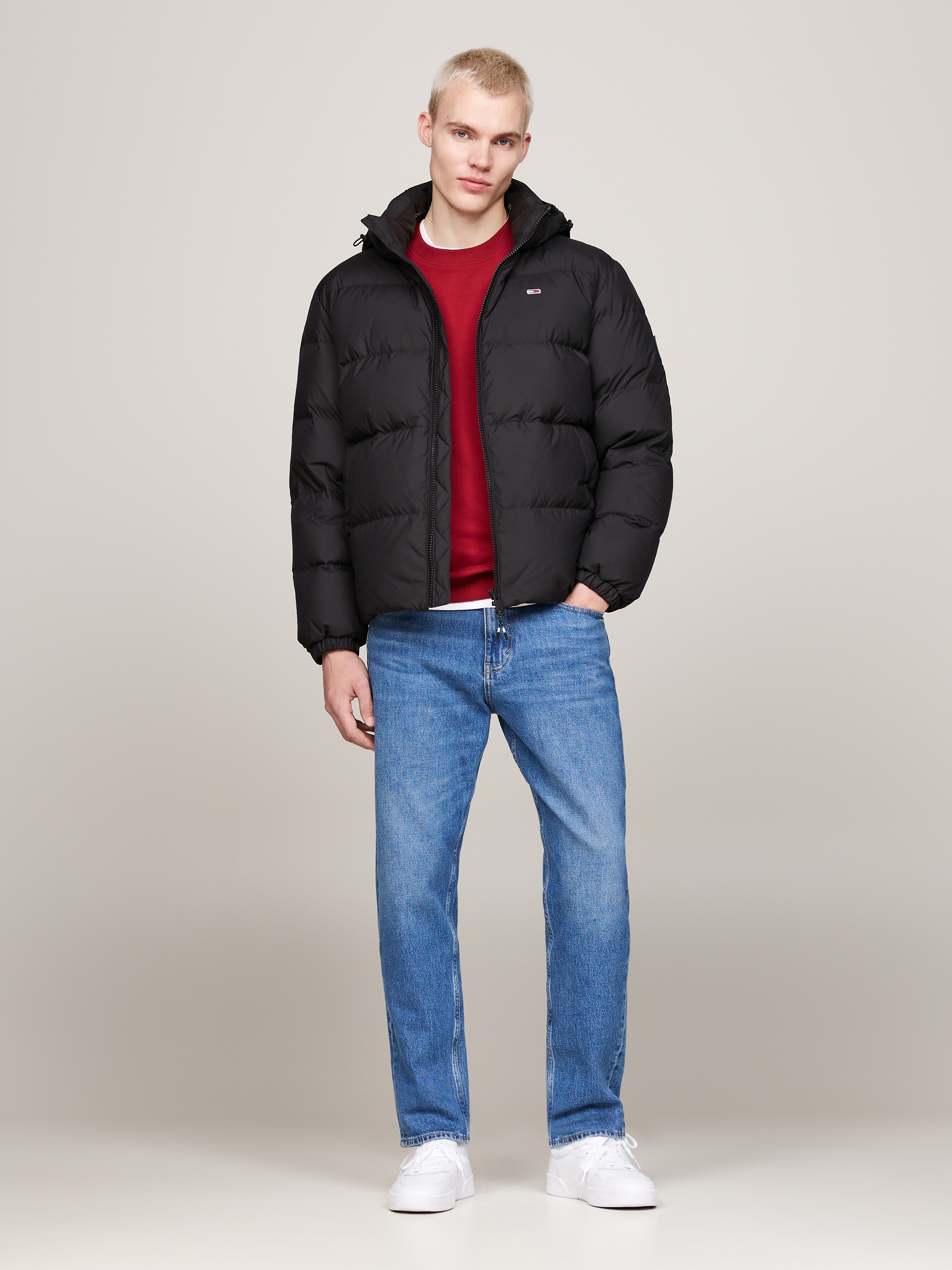 Tommy Jeans Plus Steppjacke »TJM ESSENTIAL DOWN JACKET EXT«, mit Kapuze, Große Größen