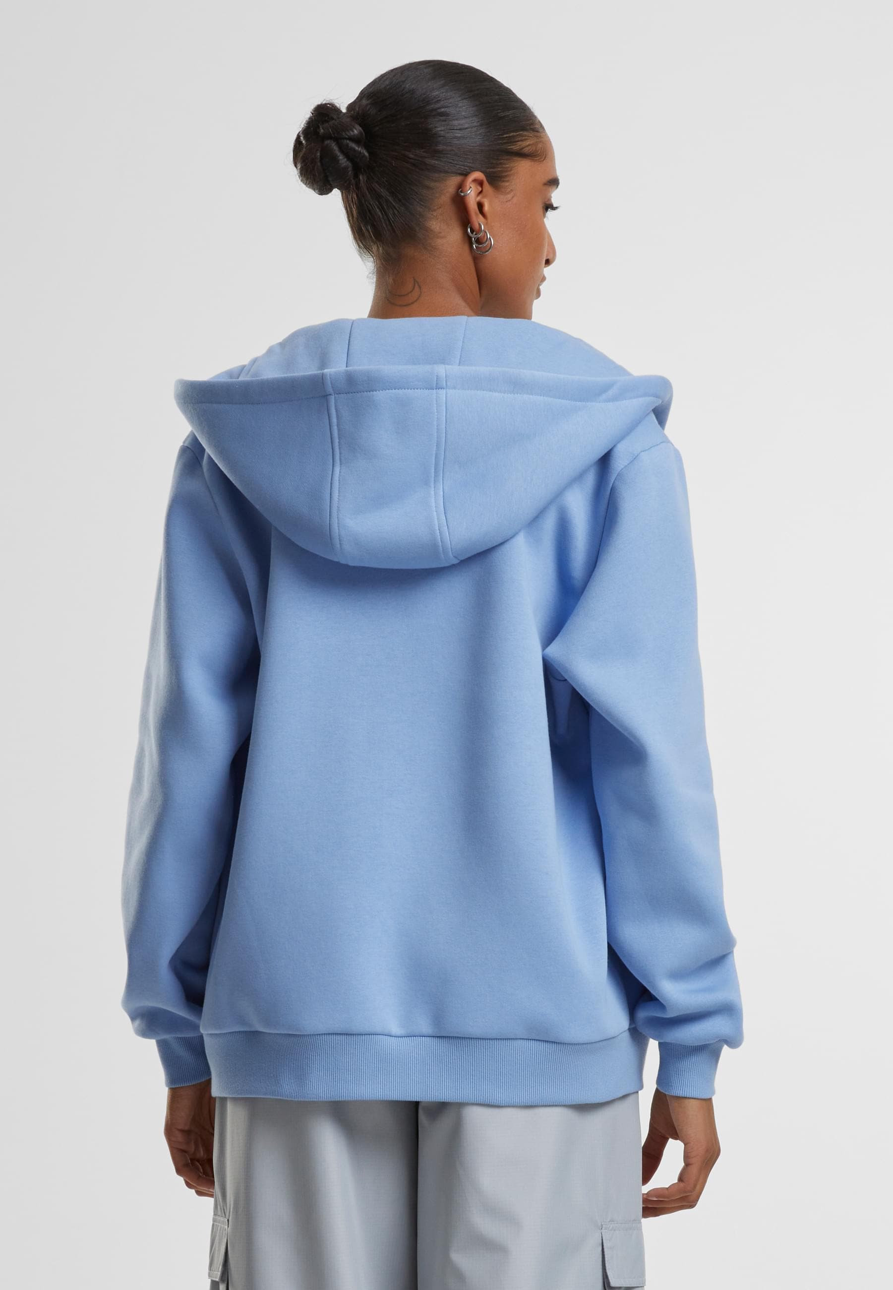 URBAN CLASSICS Cardigan »Urban Classics Ladies Fluffy Zip Cardigan«