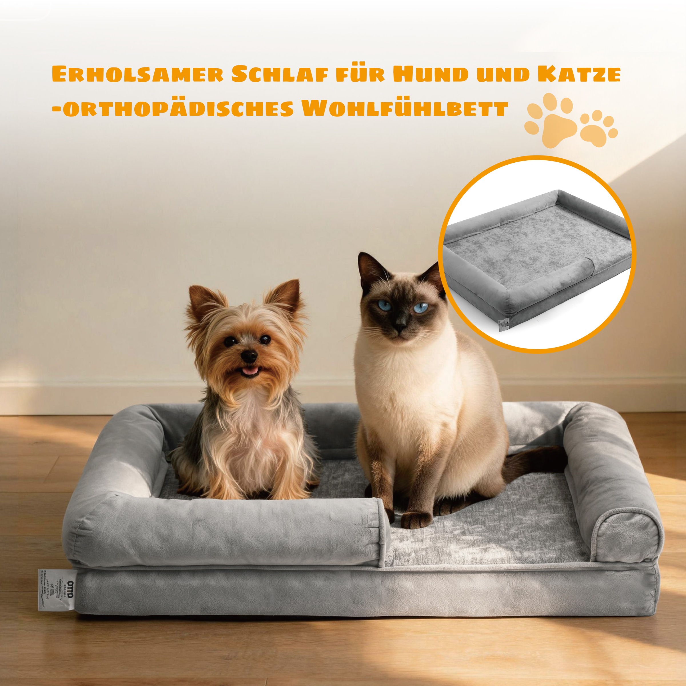 OTTO home Hundebett »Dreamy« Orthopädischer Komfort für erholsamen Schlaf