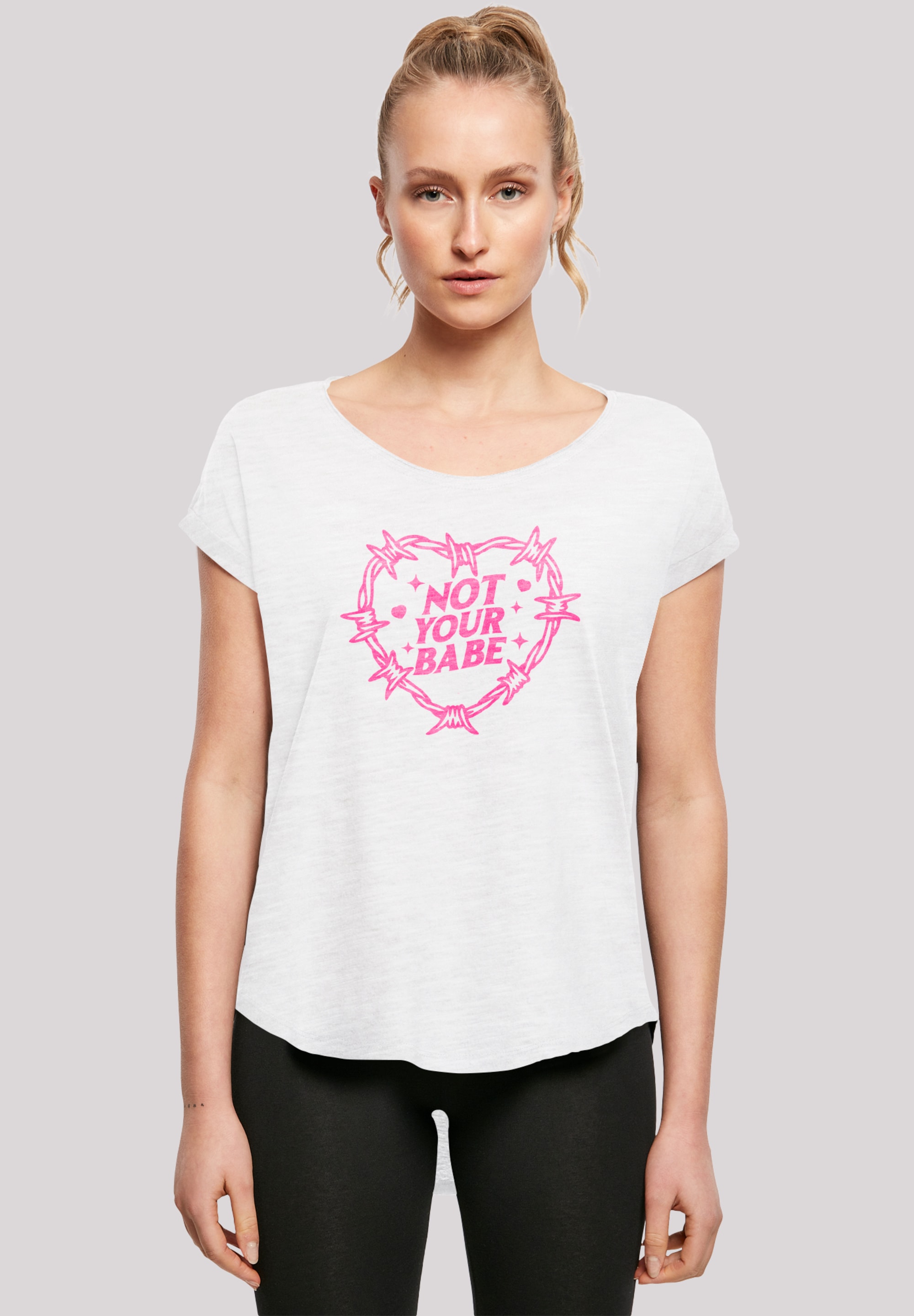 F4NT4STIC T-Shirt "Unabhängige Frau Not Your Babe Frauentag", Premium Quali günstig online kaufen