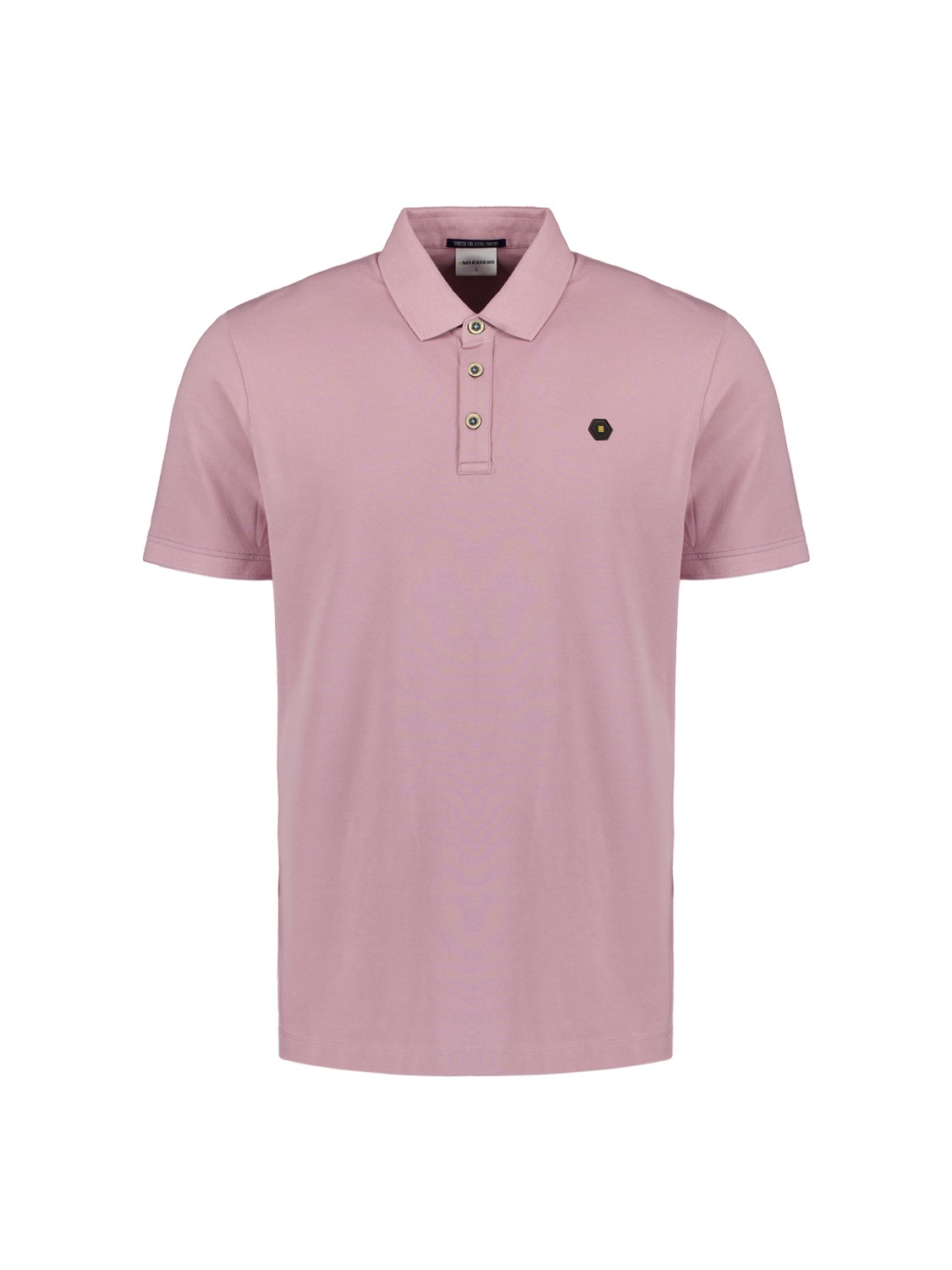 NO EXCESS Poloshirt »No Excess Poloshirt Polo Pique Garment Dyed«