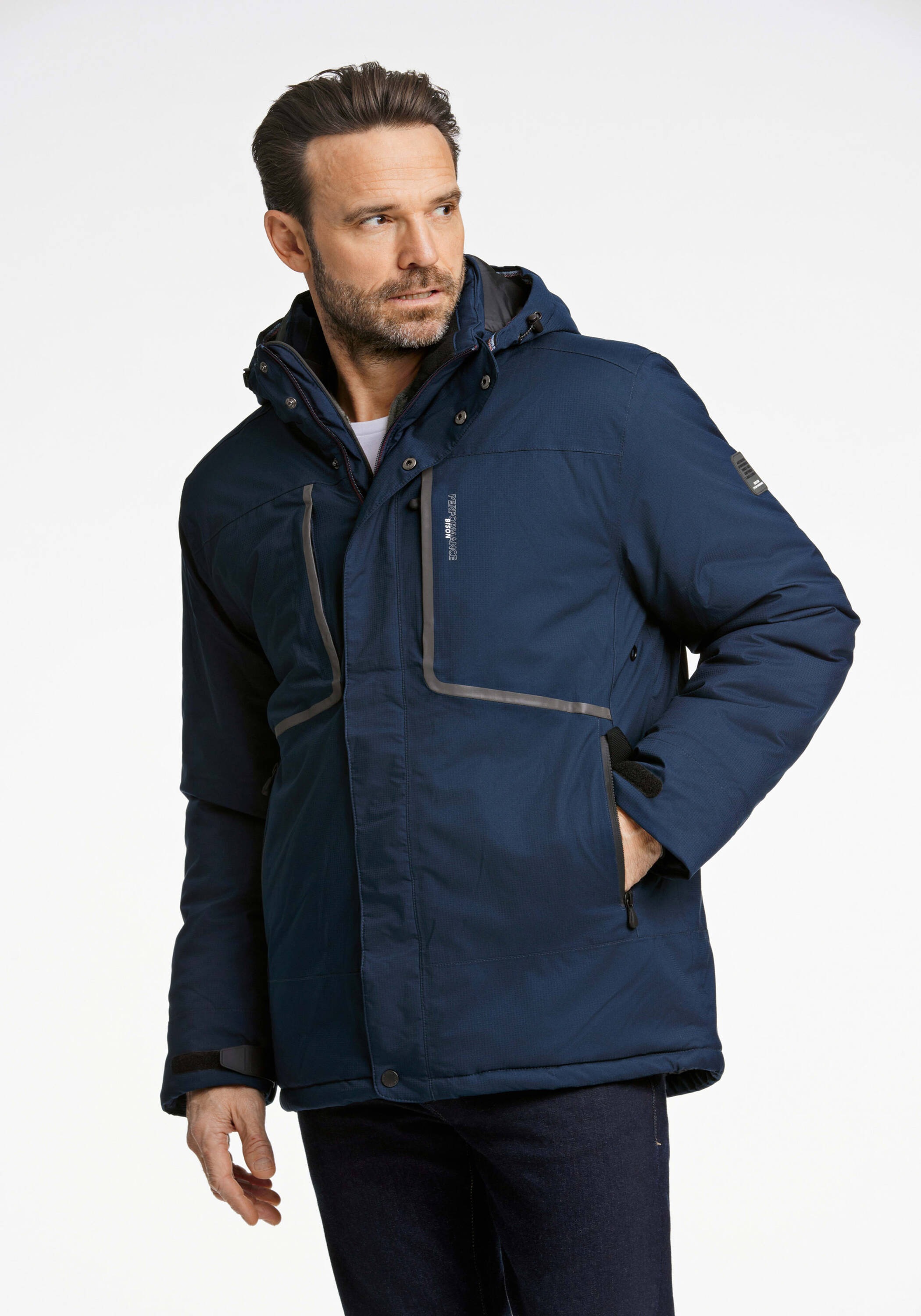 BISON Funktionsjacke "BISON Funktionelle Jacke" günstig online kaufen