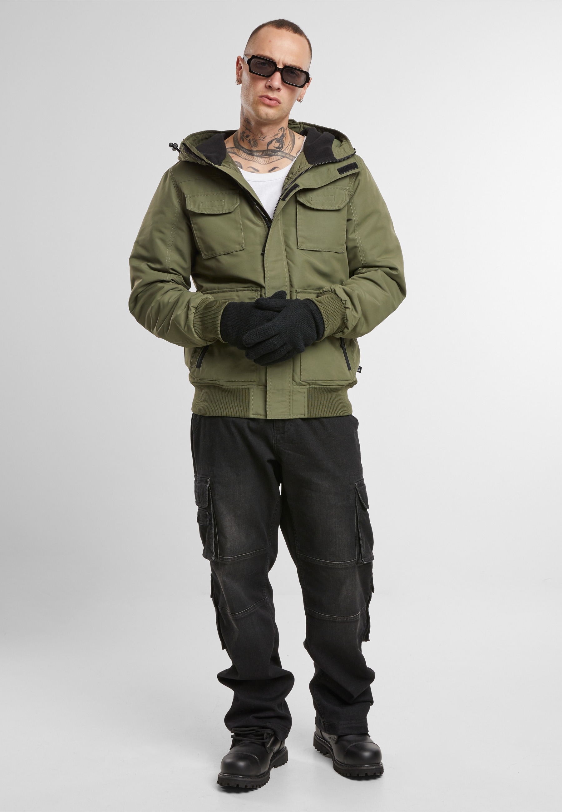 Brandit Allwetterjacke »Brandit Brandit Men Exploration Jacket« 1 Stk. tlg. mit Kapuze