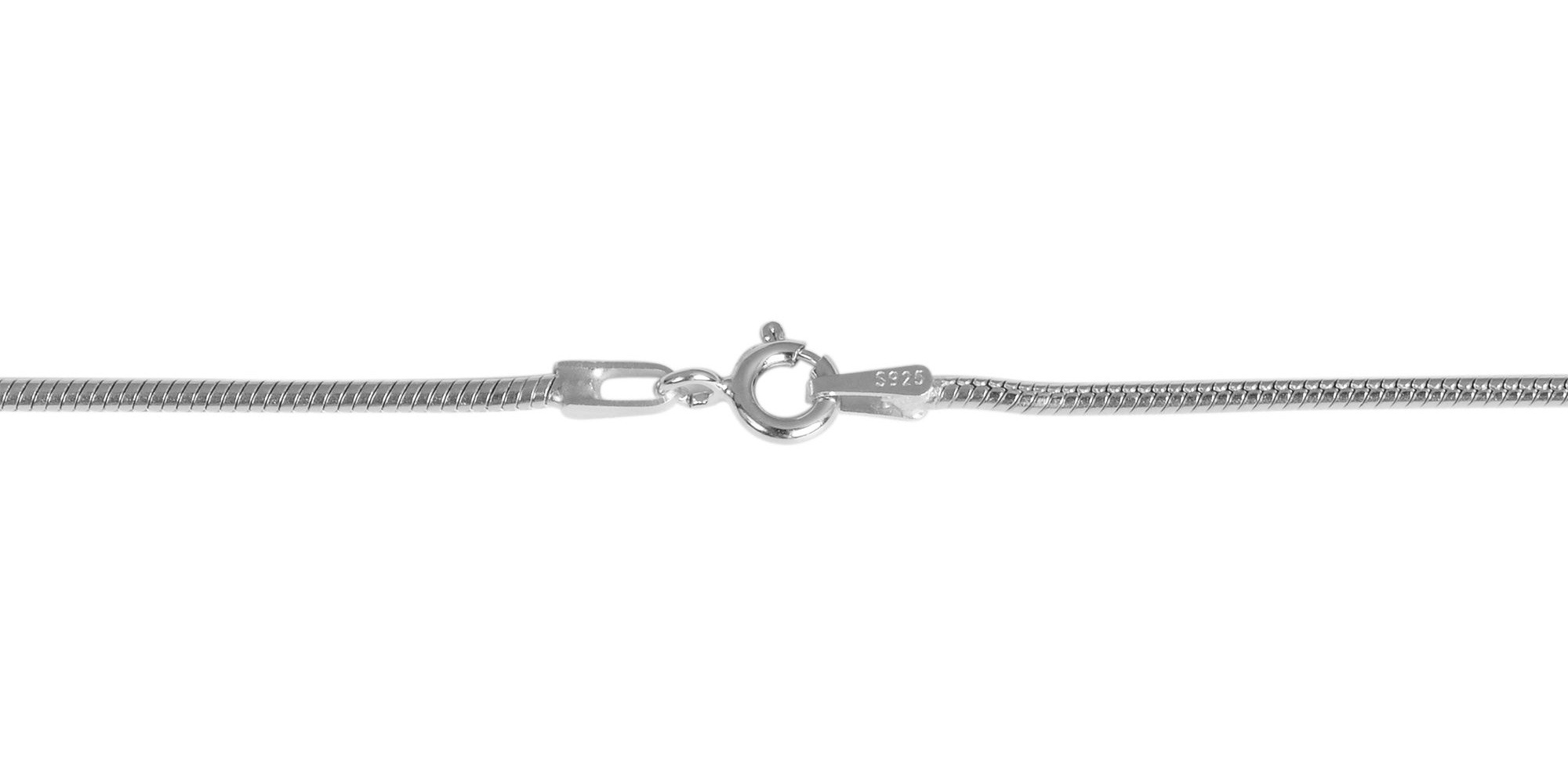Adelia´s Kette ohne Anhänger »Halskette – Schlangenkette aus 925 Silber 42 cm« Ein Geschenk, das Freude macht