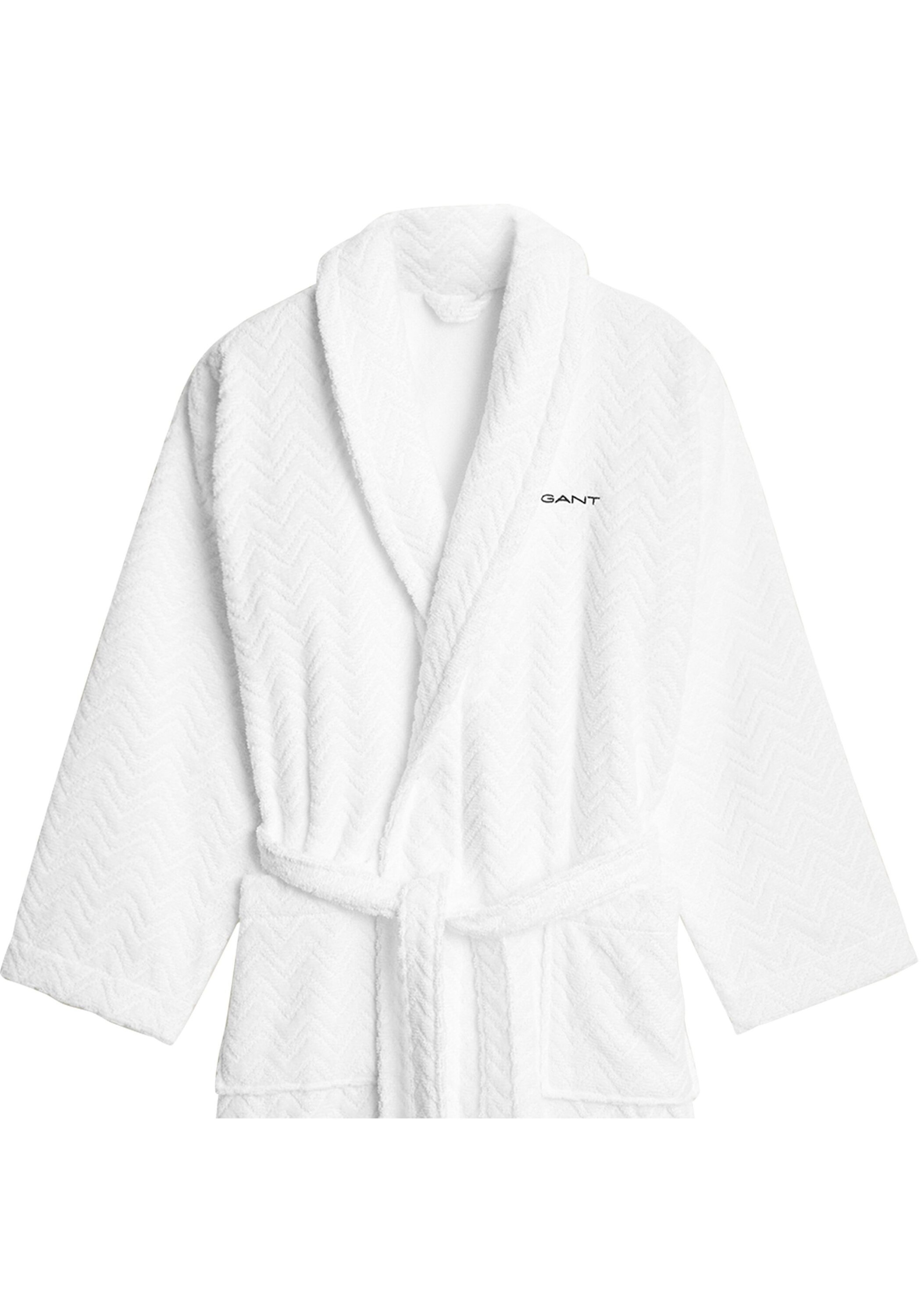 Gant Bademantel "Bademantel JACQUARD HERRINGBONE ROBE 1er Pack" 1 Stk. günstig online kaufen