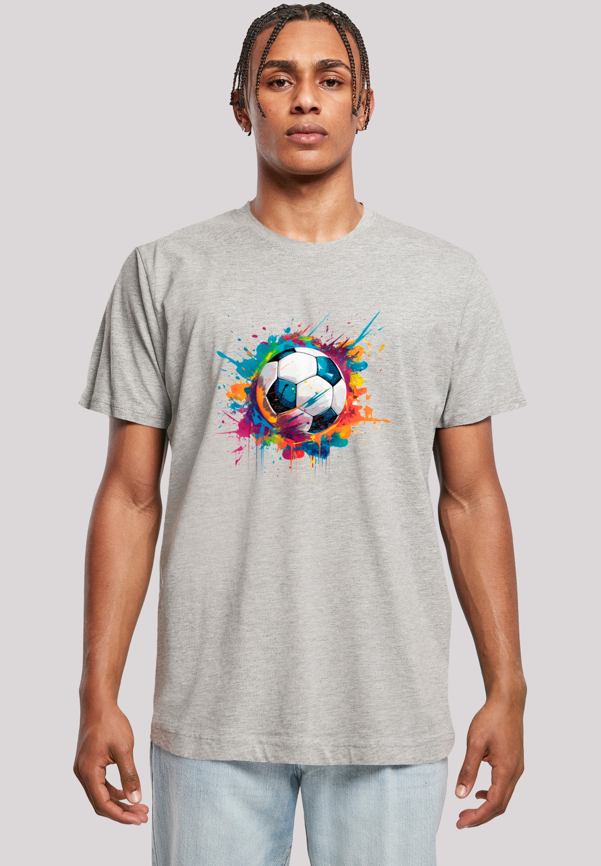 F4NT4STIC T-Shirt "Bunte Fußball Grafik", Premium Qualität günstig online kaufen