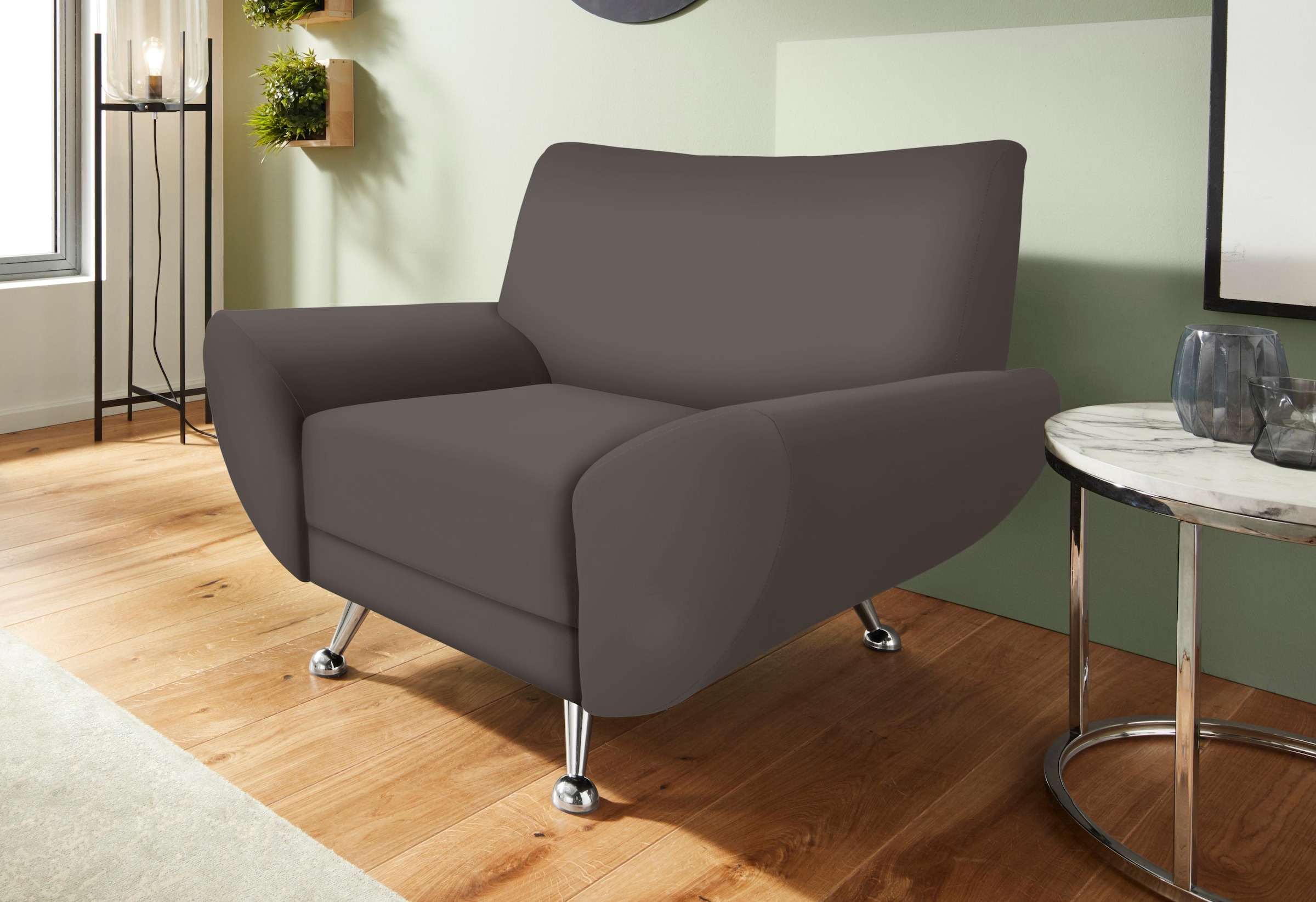 Home affaire Sessel "Saltare elegant und komfortabel, toller Designfuß" günstig online kaufen