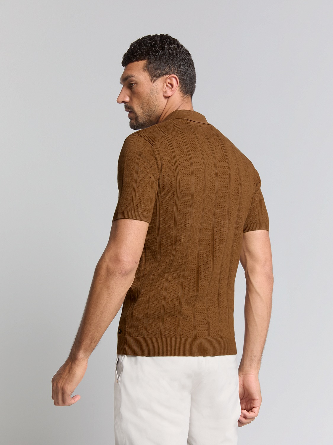 NO EXCESS T-Shirt "No Excess Poloshirt mit kurzen Ärmeln" günstig online kaufen