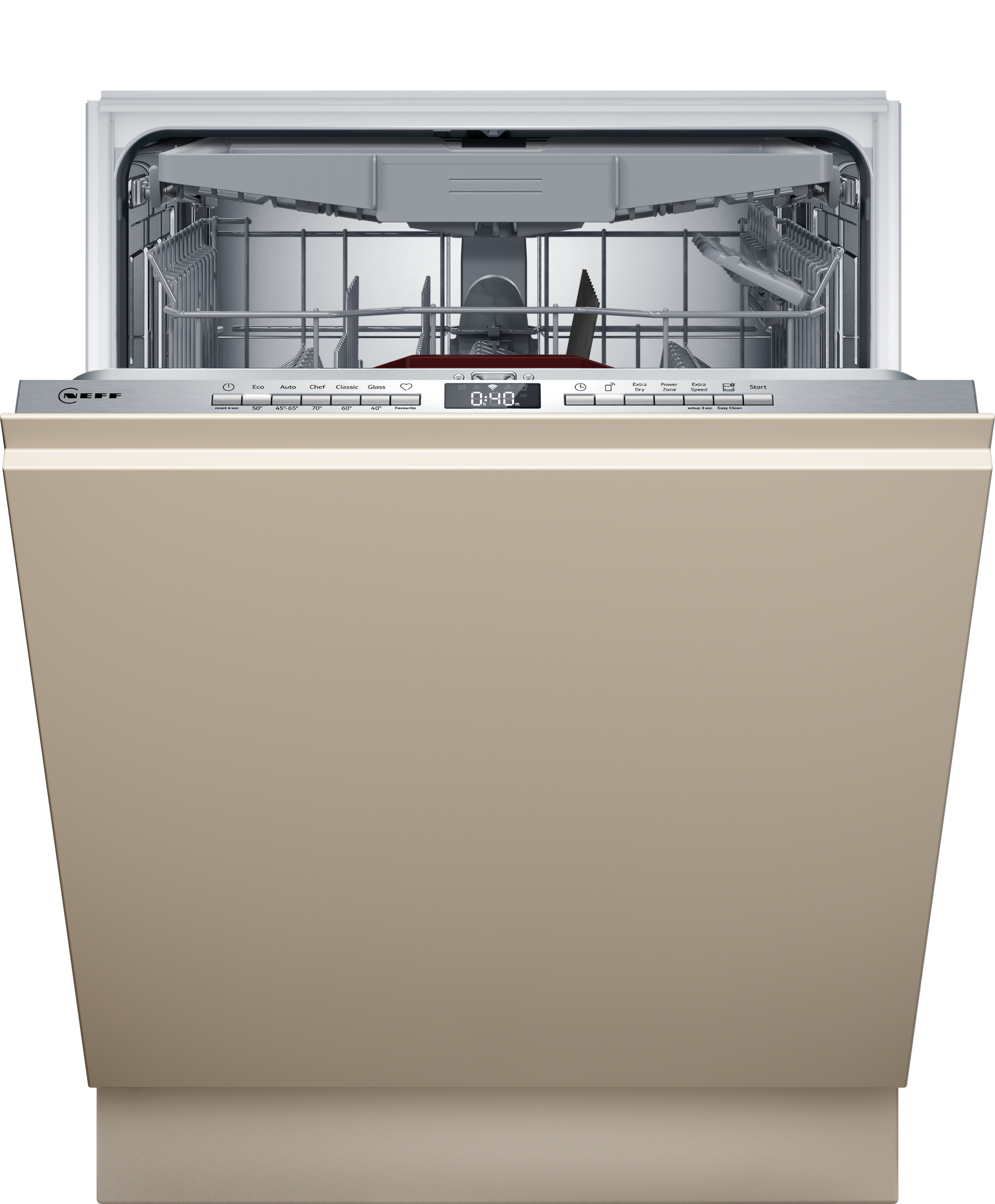 NEFF vollintegrierbarer Geschirrspüler N 50 "S155HCX03E" 14 tlg. Maßgedecke