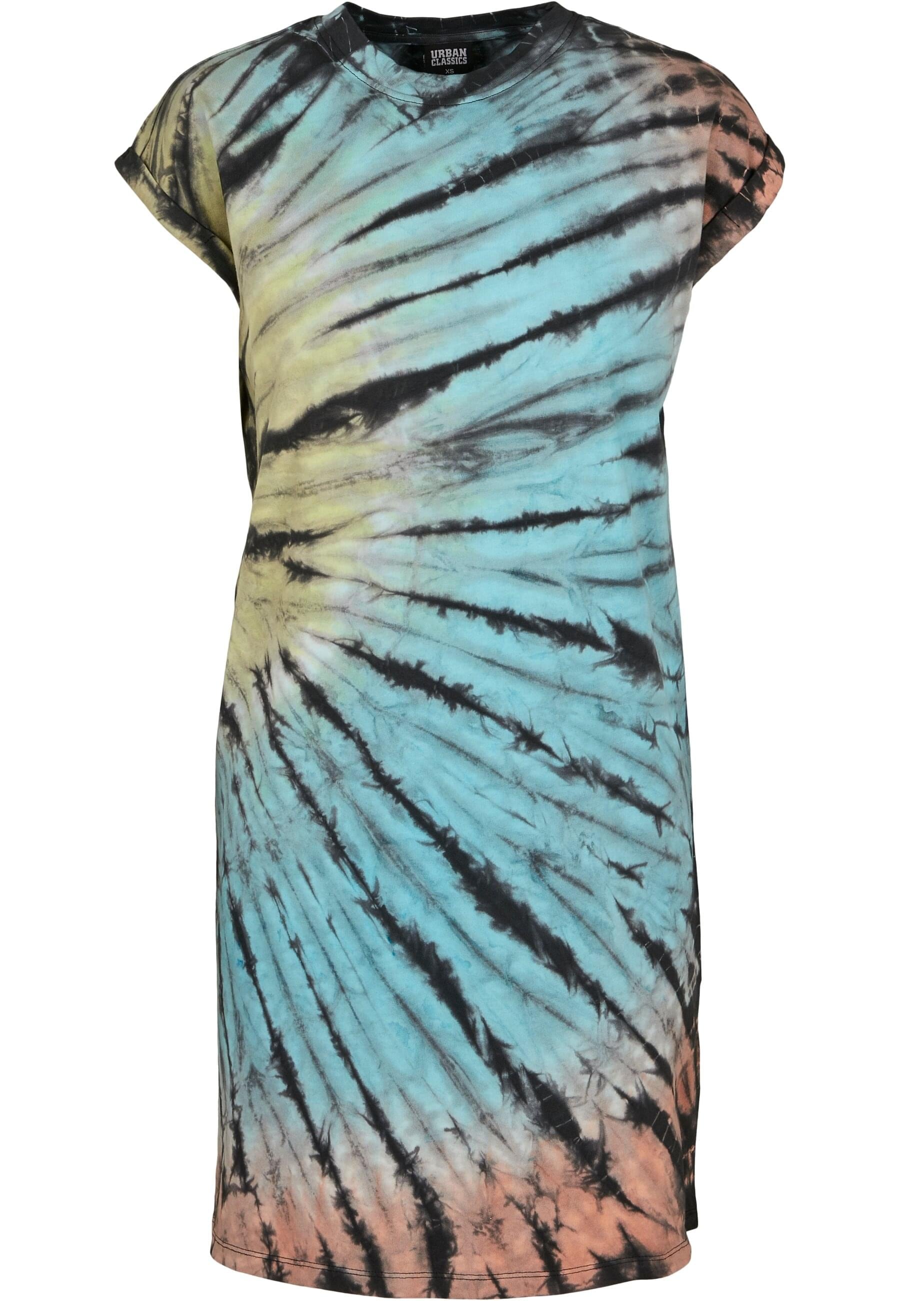 URBAN CLASSICS Shirtkleid "Urban Classics Damen Ladies Tie Dye Dress", (1 tlg.)