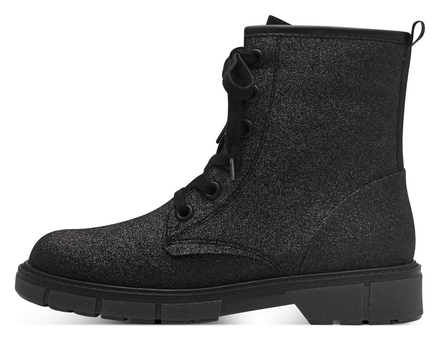 MARCO TOZZI Schnürstiefelette, Schnürboots, Chunky Boots mit praktischer Anziehlasche