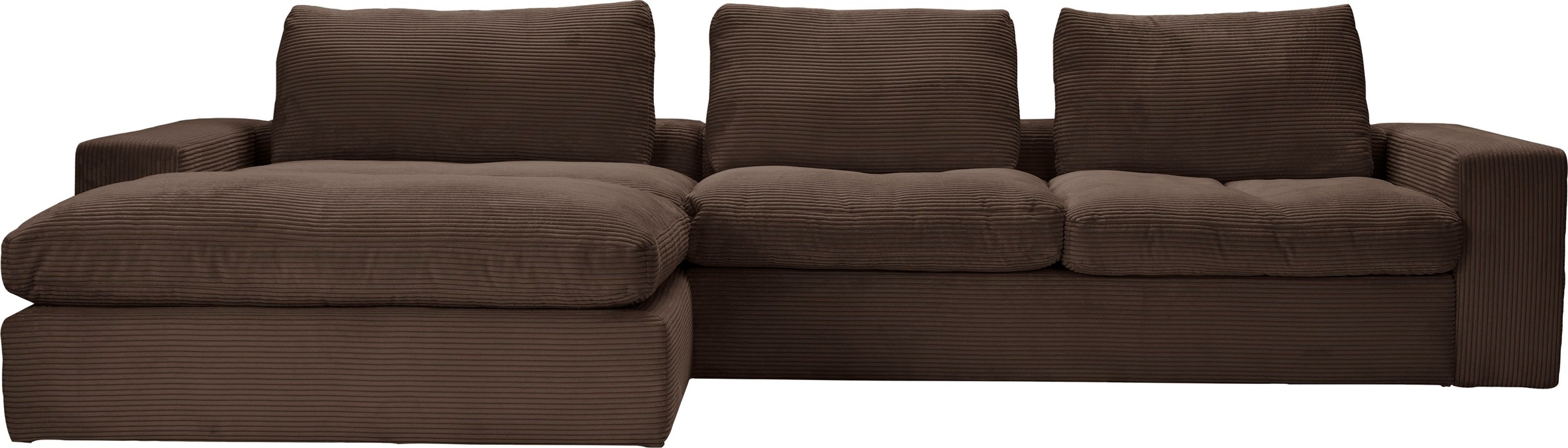 alina Ecksofa »Sandy«, mit Recamiere, in modernem Cordstoff